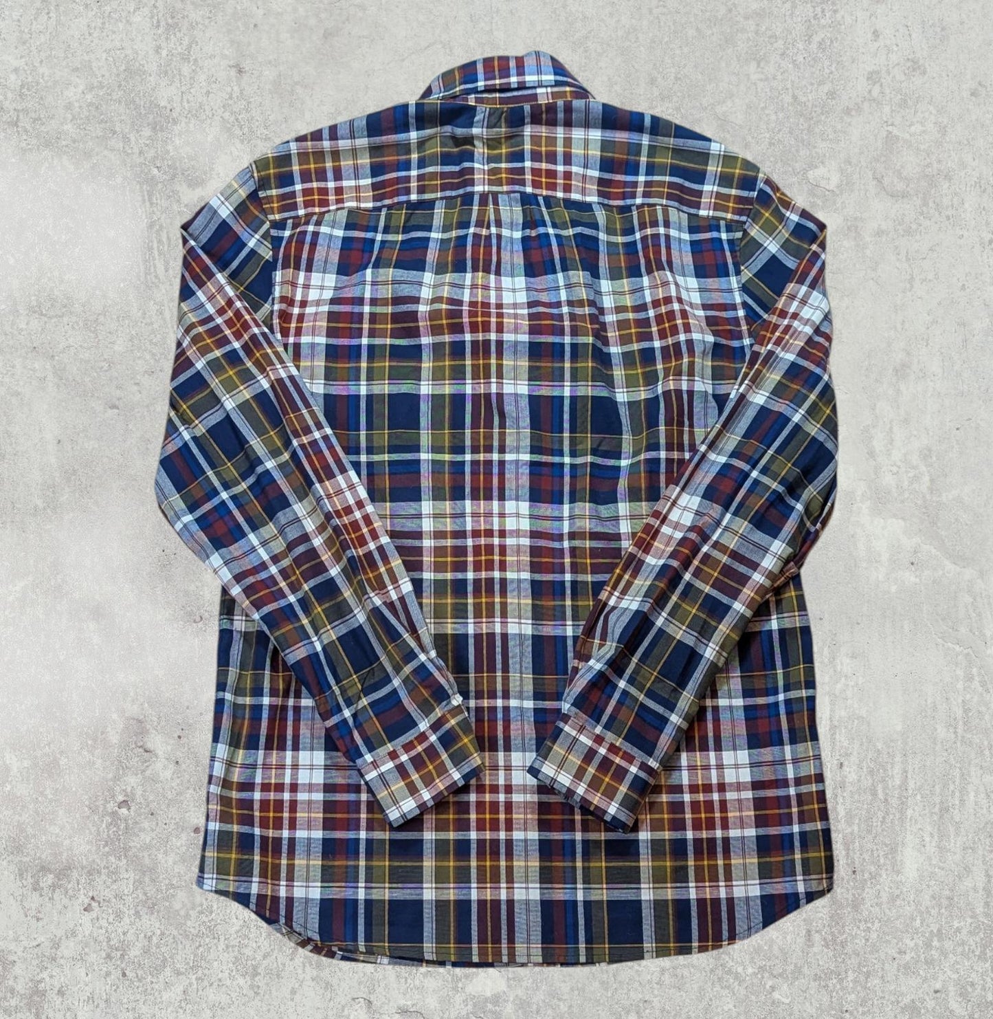 Fred Perry Men's Check Shirt - Blue - Size Small