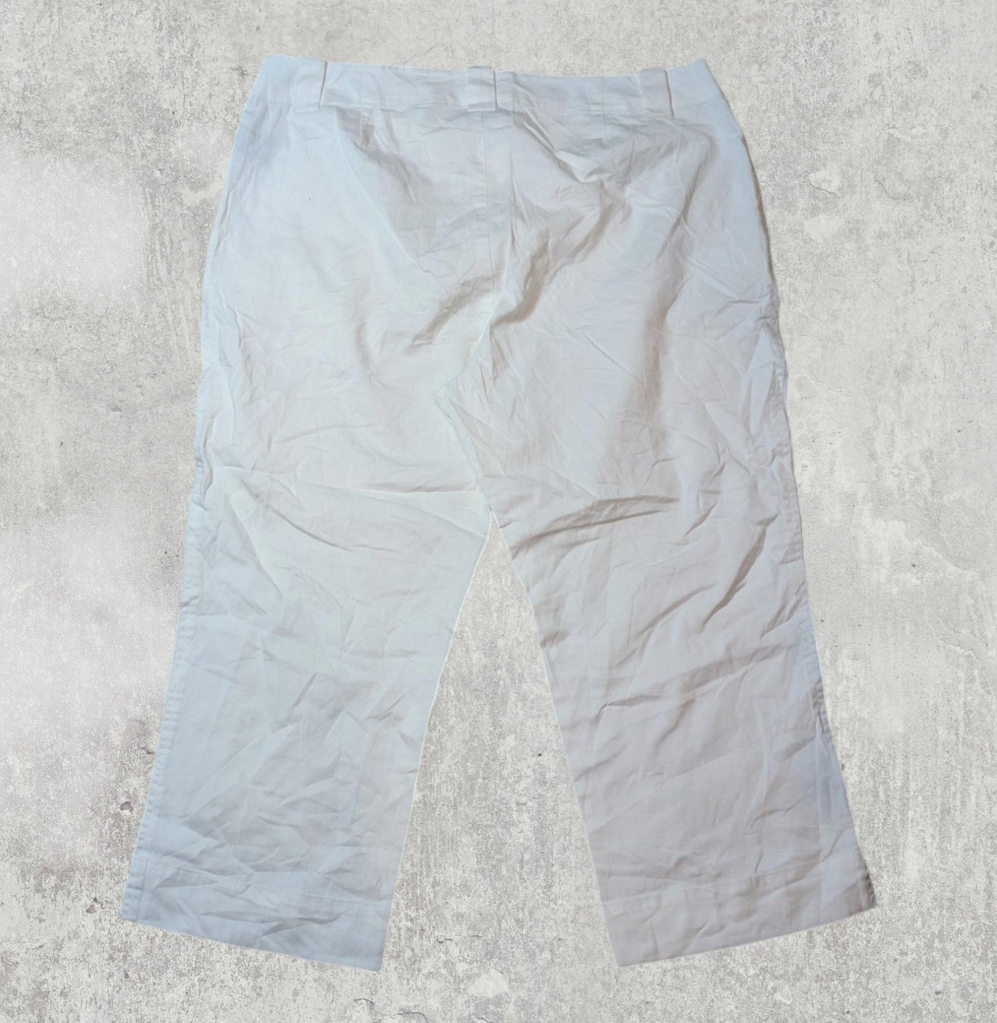 Lauren Ralph Lauren Women's 3/4 Trousers - White - Size 32W 20L