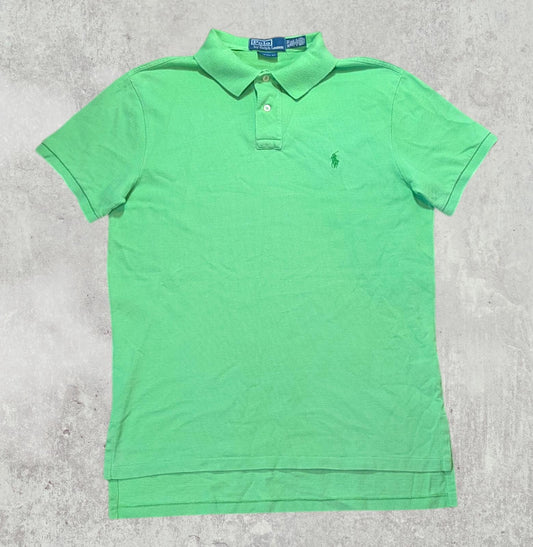Ralph Lauren Men's Custom Fit Polo T Shirt - Green - Size Medium
