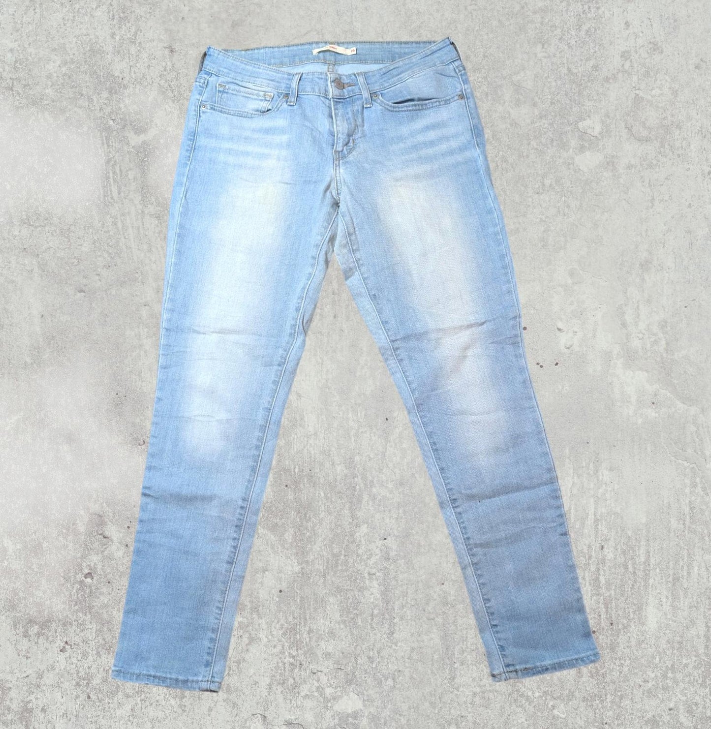 Levi's Women's 711 Skinny Jeans - Blue - Size 28W 30L