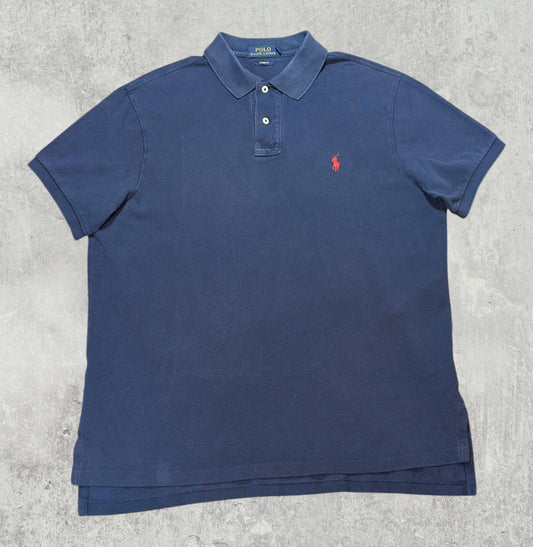 Ralph Lauren Men's Custom Fit Polo T Shirt - Navy - Size Large