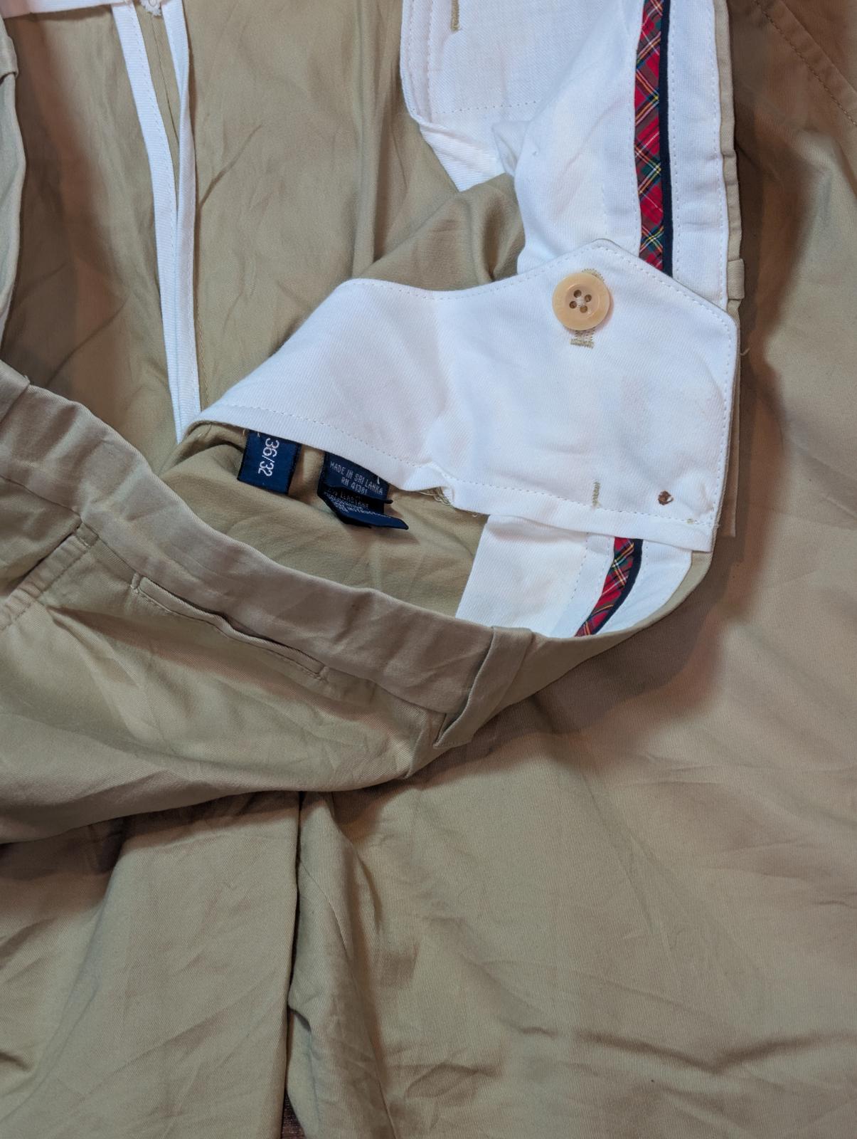 Ralph Lauren Men's Chino Trousers - Tan - Size 36W 27L