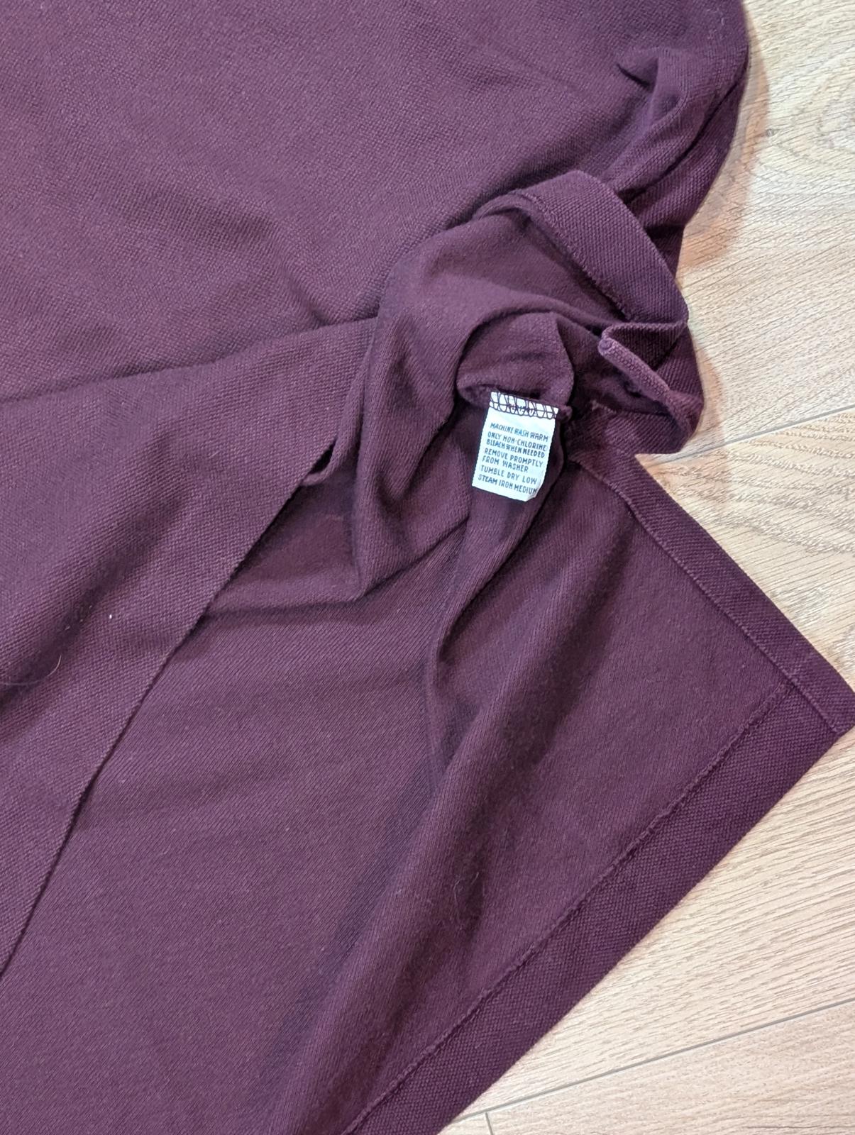 Ralph Lauren Men's Polo T Shirt - Burgundy - Size Large