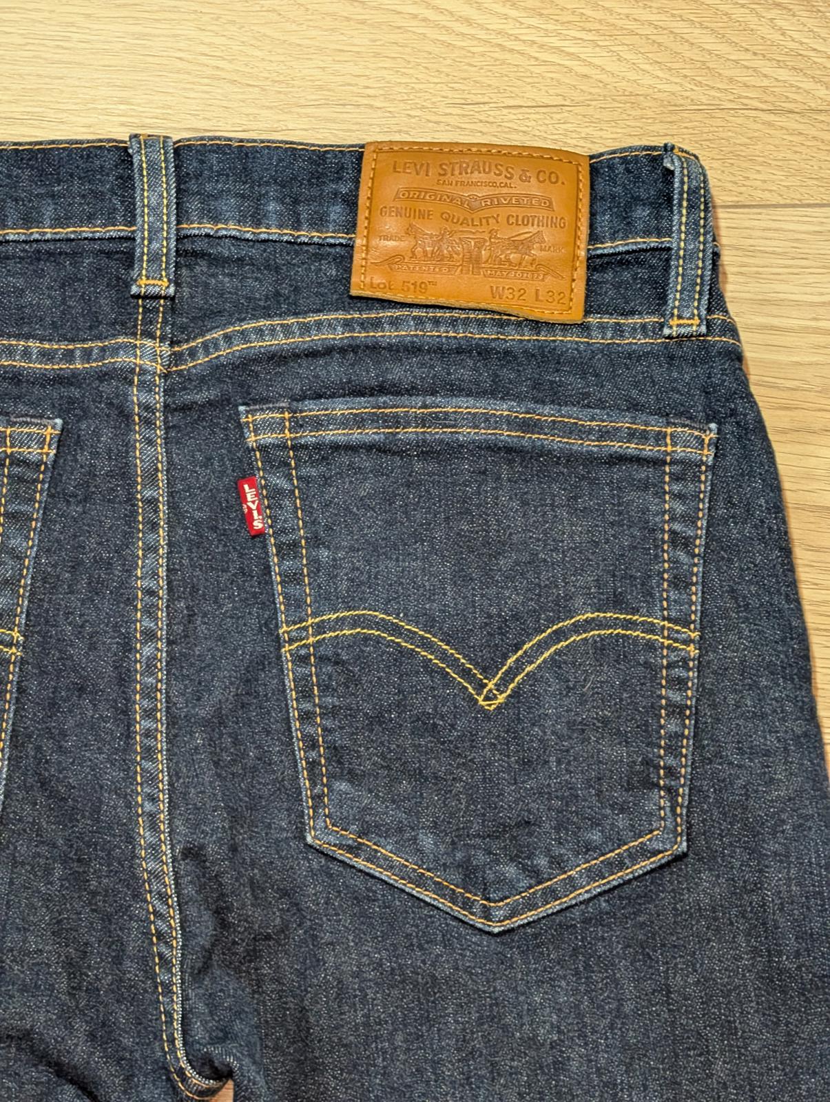 Levi's Men's 519 Extreme Skinny Jeans - Blue - Size 32W 32L