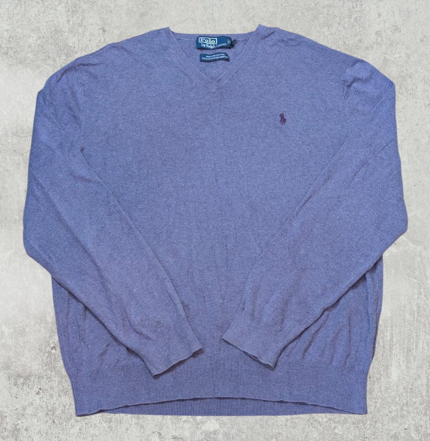 Ralph Lauren Men's Sweatshirt Jumper - Purple - Size Large