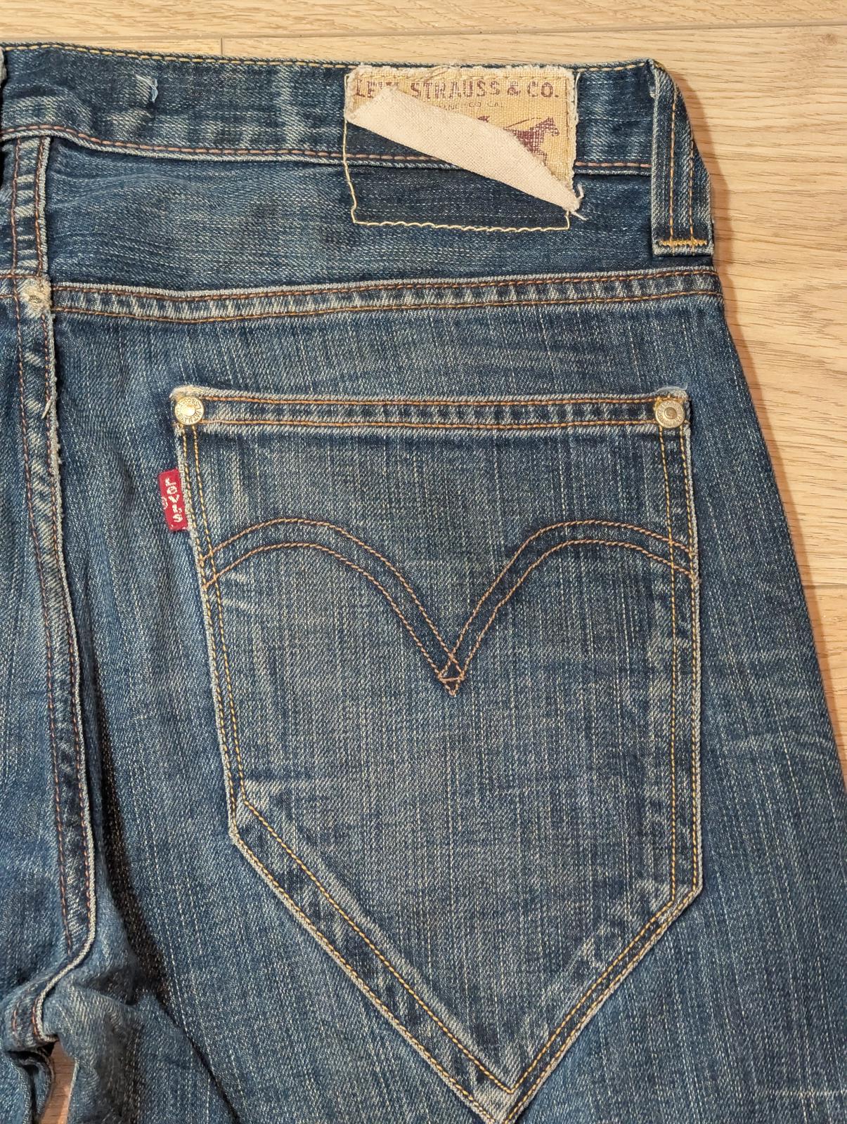 Levi's Men's Y2K Straight Jeans - Blue - Size 34W 31L