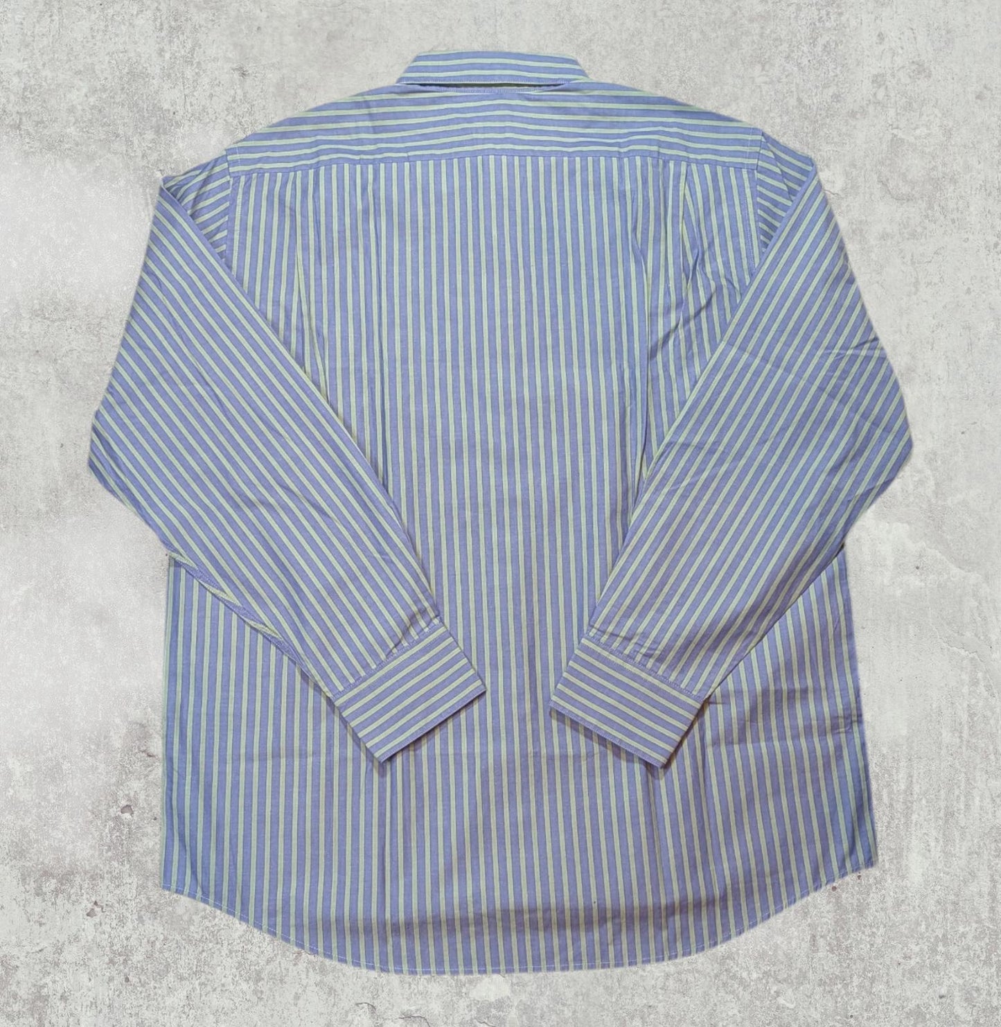 Lacoste Men's Striped Shirt - Purple - Size XL