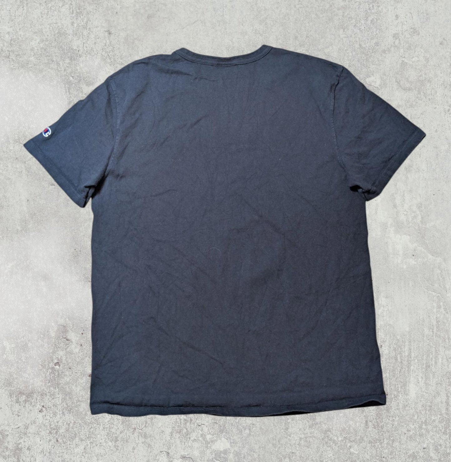 Champion Men's T Shirt - Navy - Size Large