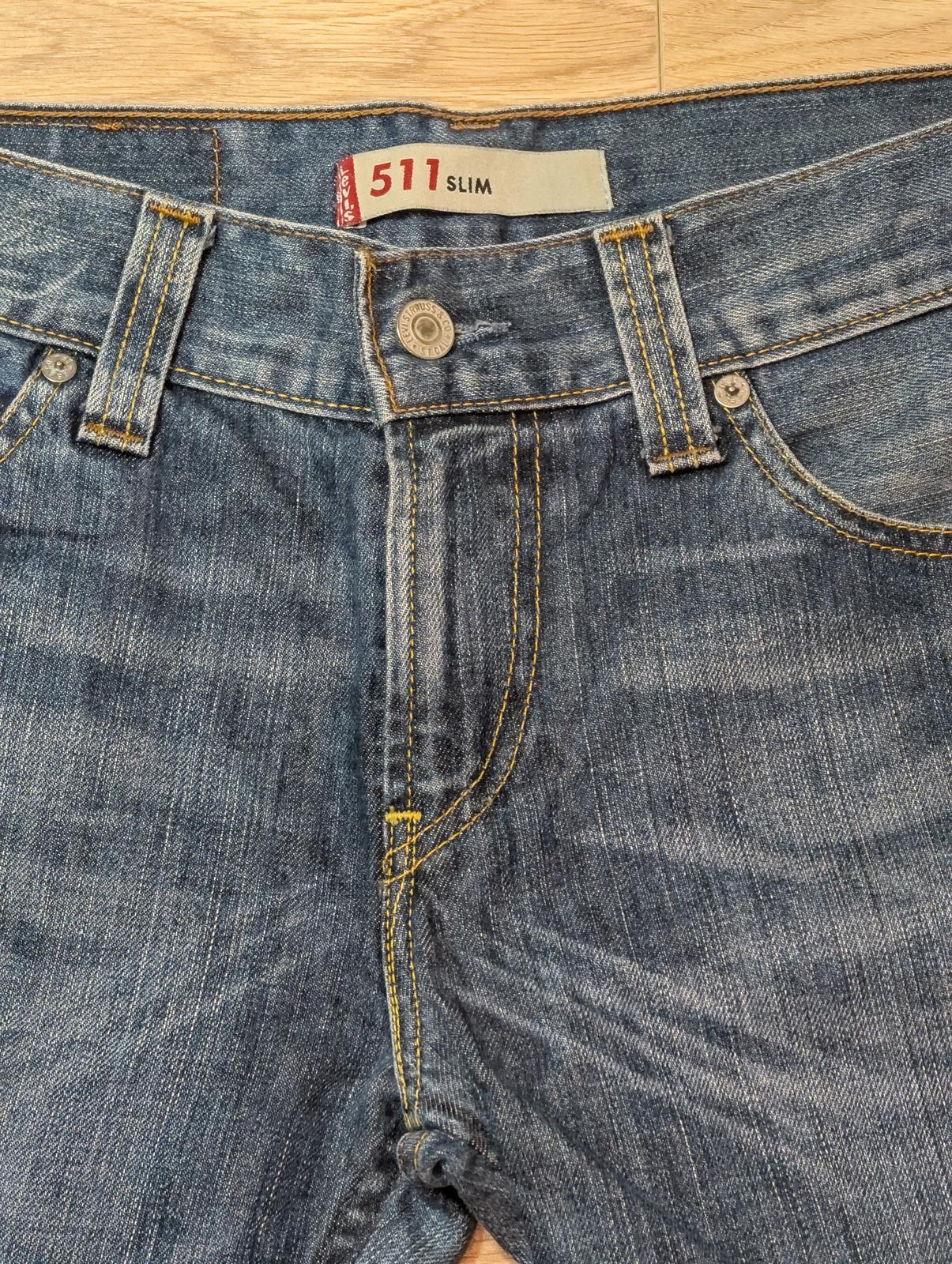 Levi's Men's 511 Slim Jeans - Blue - Size 32W 25L