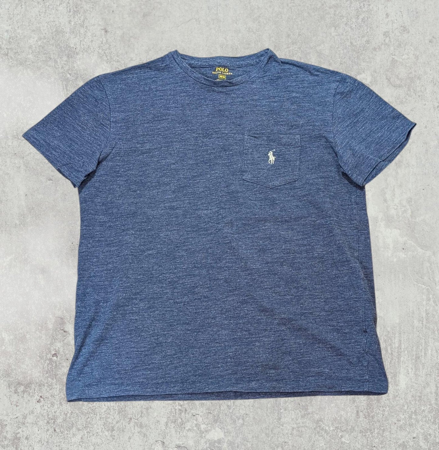 Ralph Lauren Men's T Shirt - Navy - Size Medium