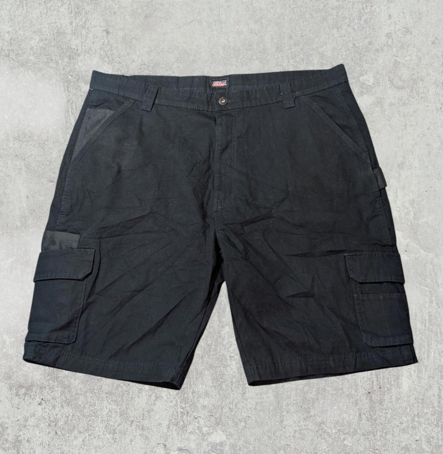 Dickies Men's Cargo Shorts - Black - Size 40W