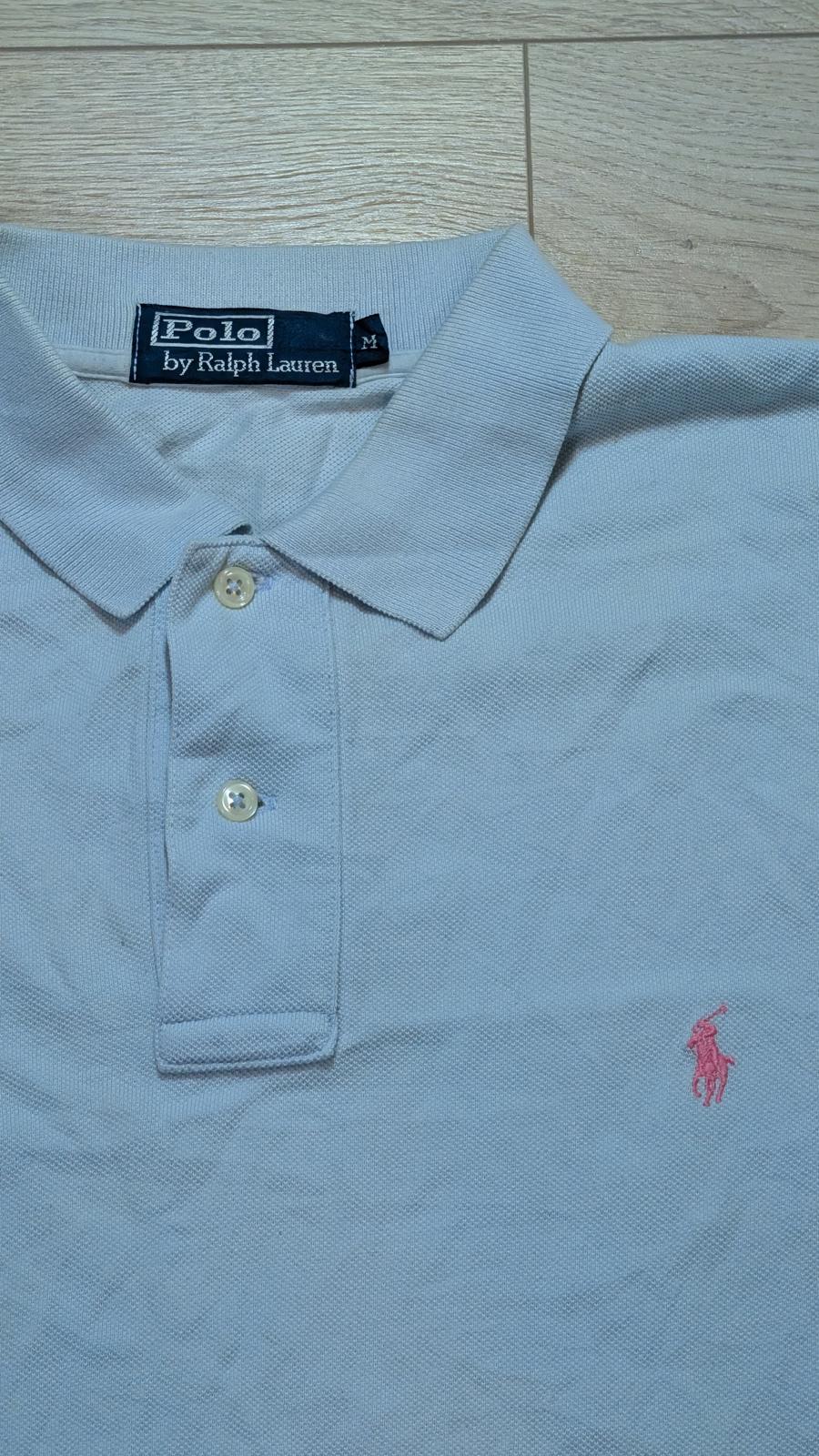 Ralph Lauren Men's Polo T Shirt - Blue - Size Medium