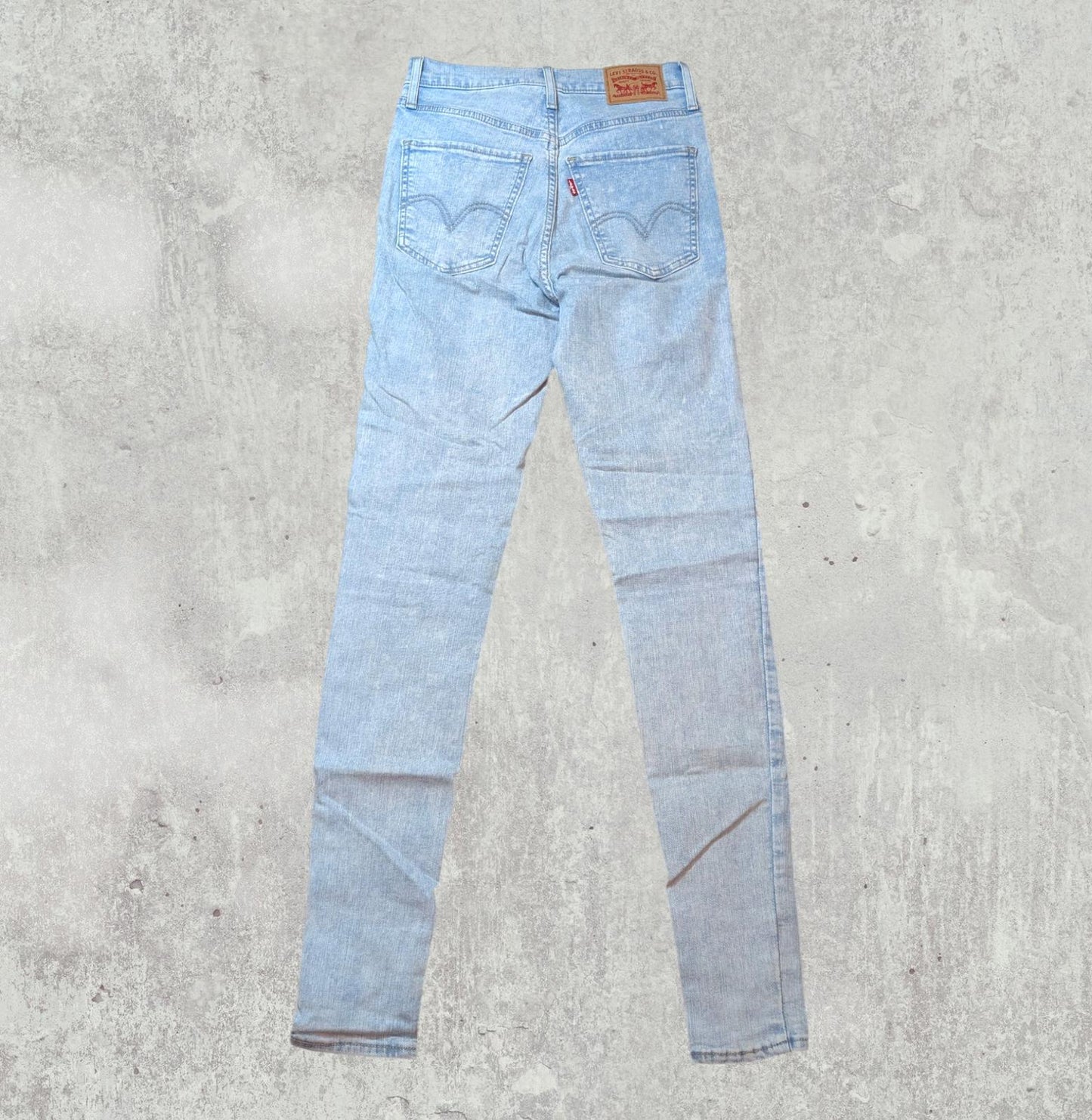 Levi's Women's Mile High Super Skinny Jeans - Blue - Size 26W 32L