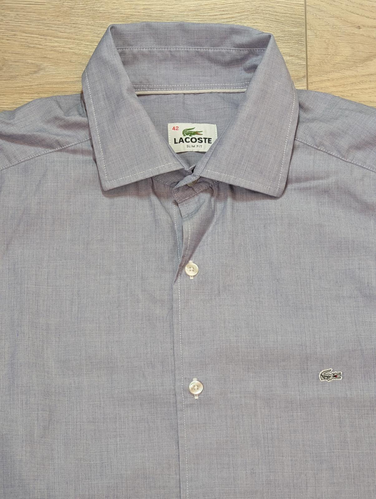 Lacoste Men's Slim Fit Shirt - Blue - Size Large