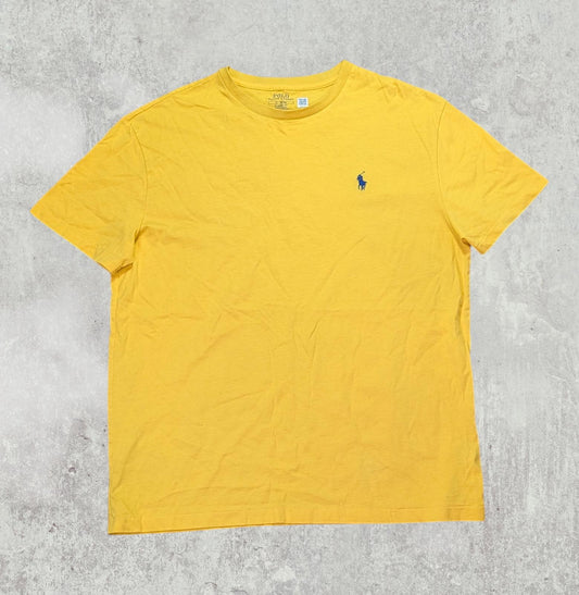 Ralph Lauren Men's Classic Fit T Shirt - Yellow - Size Medium
