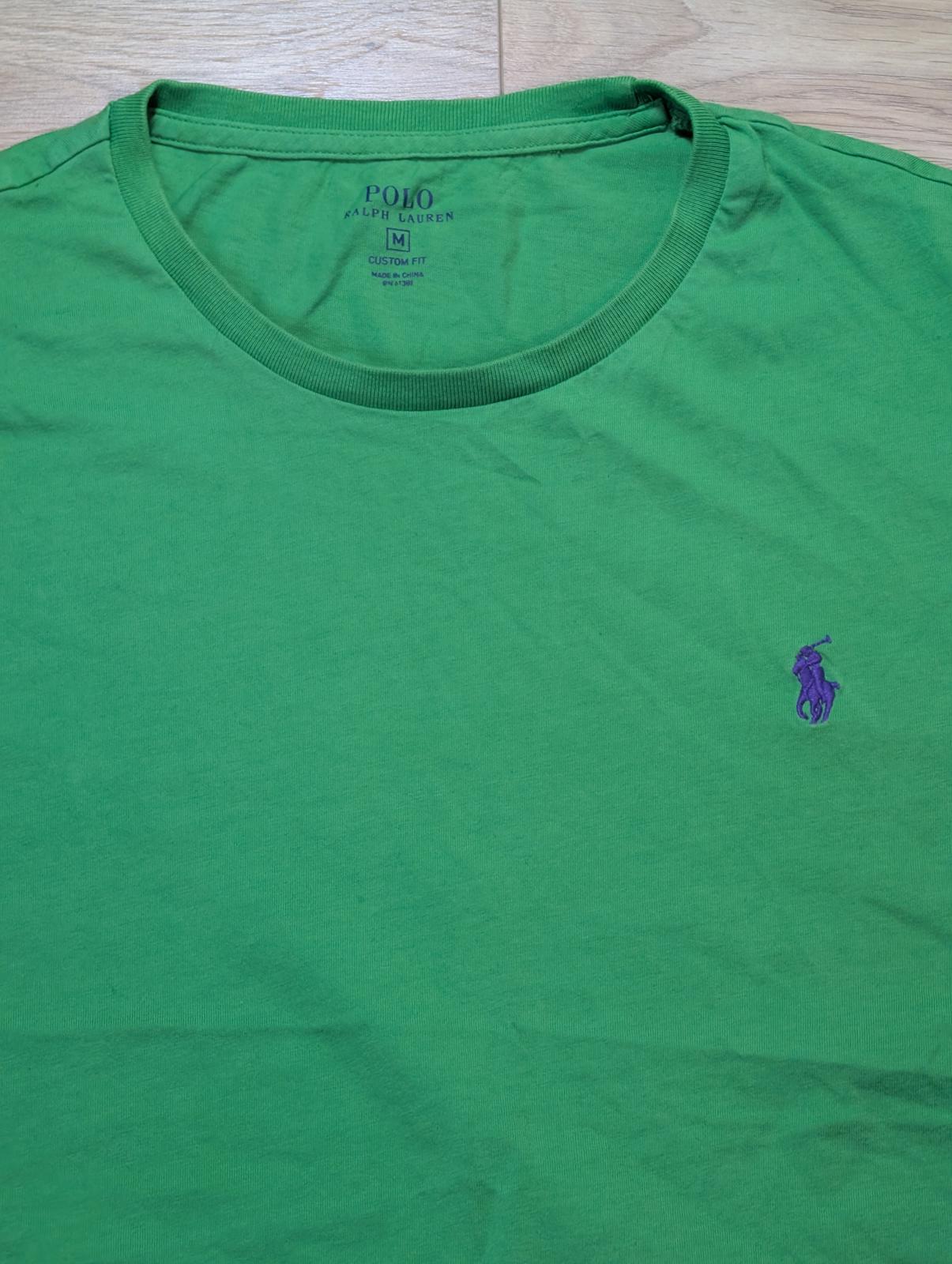 Ralph Lauren Men's Custom Fit T Shirt - Green - Size Medium