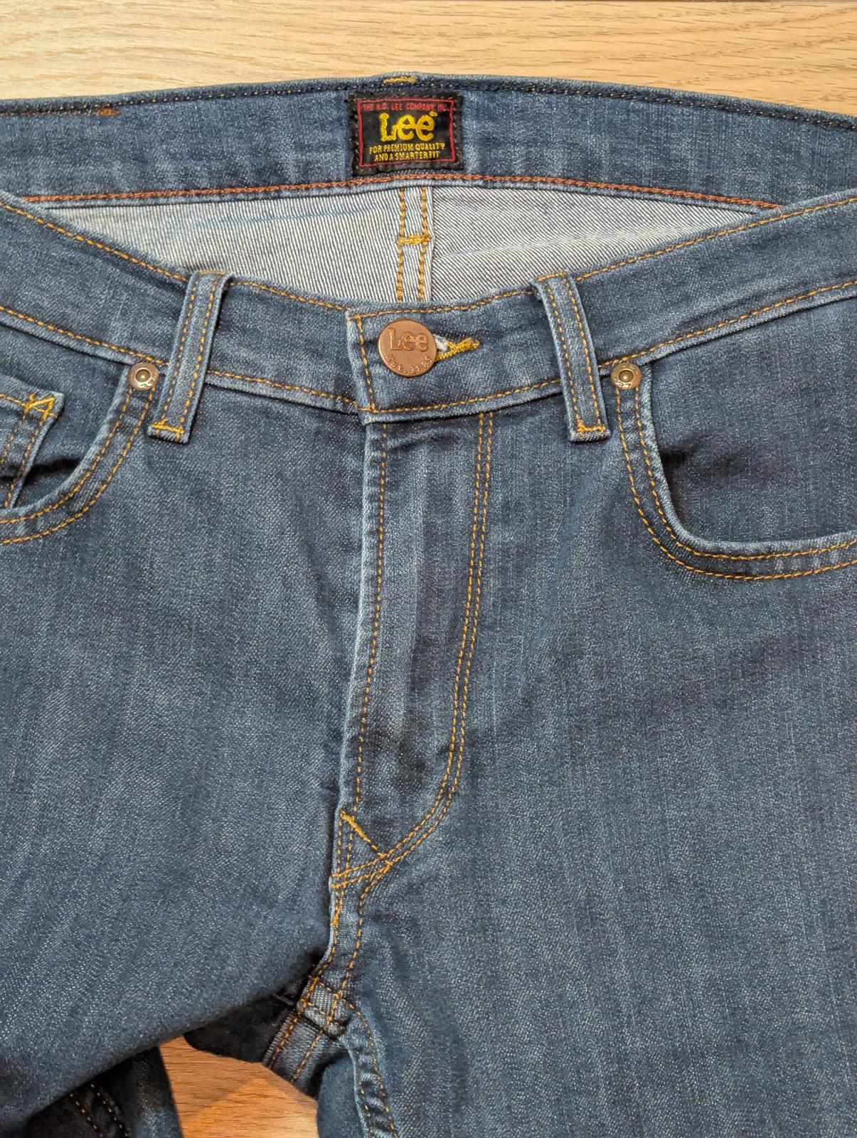 Lee Men's Daren Straight Jeans - Blue - Size 29W 34L