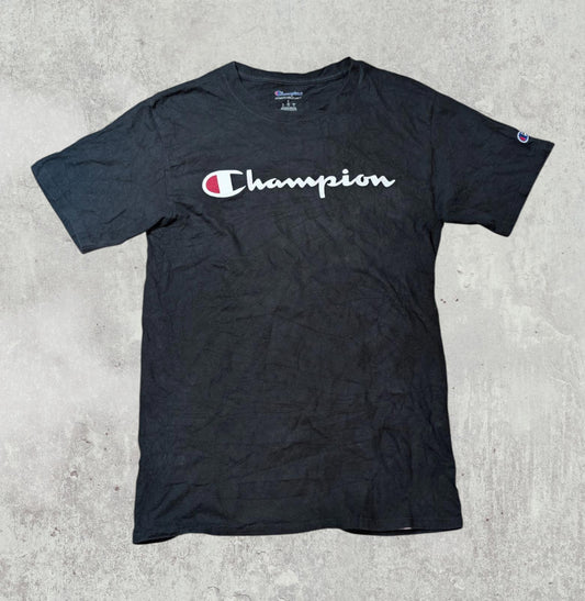 Champion Men's T Shirt - Black - Size Small