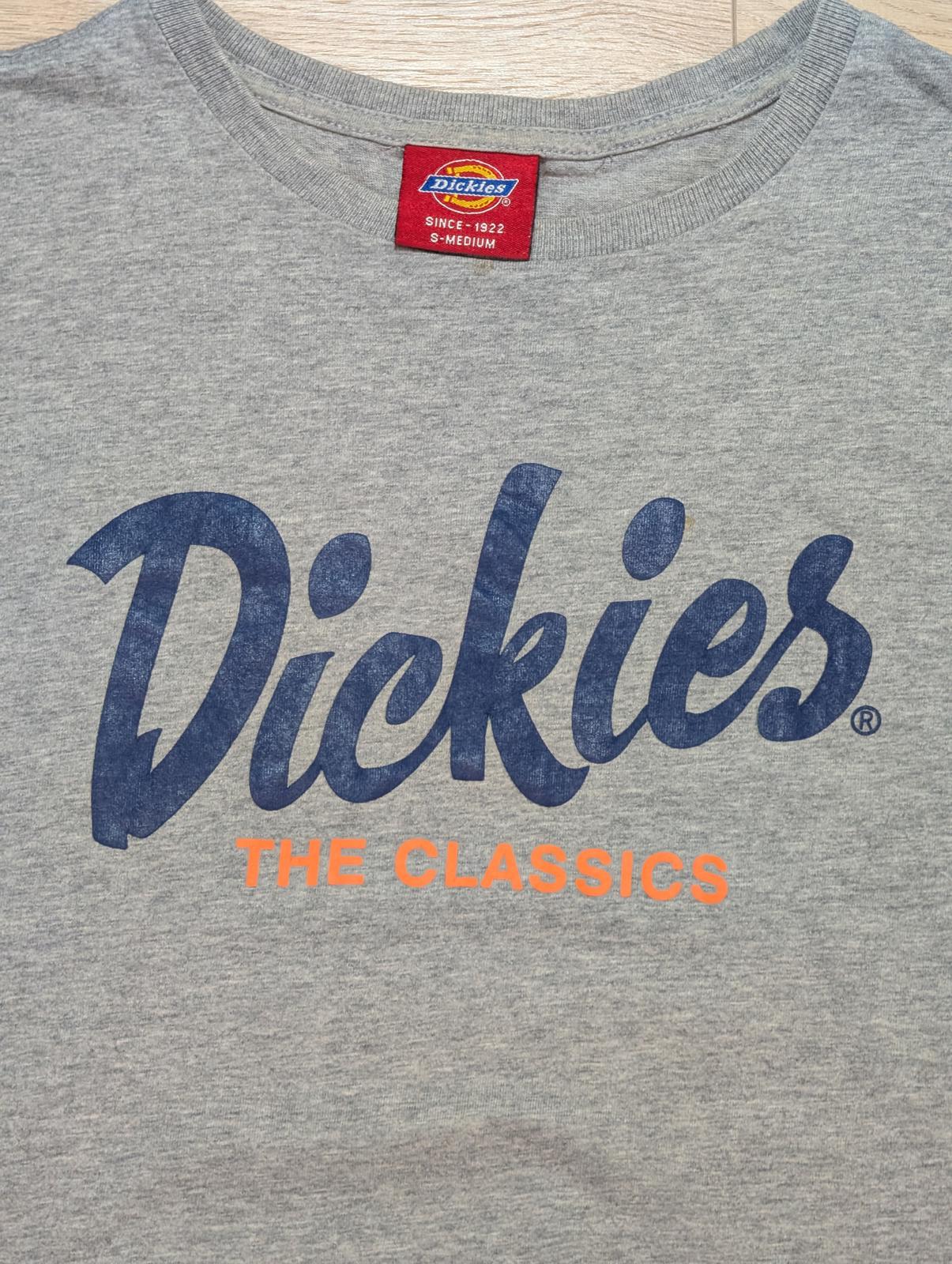 Dickies Men's T Shirt - Grey - Size Medium