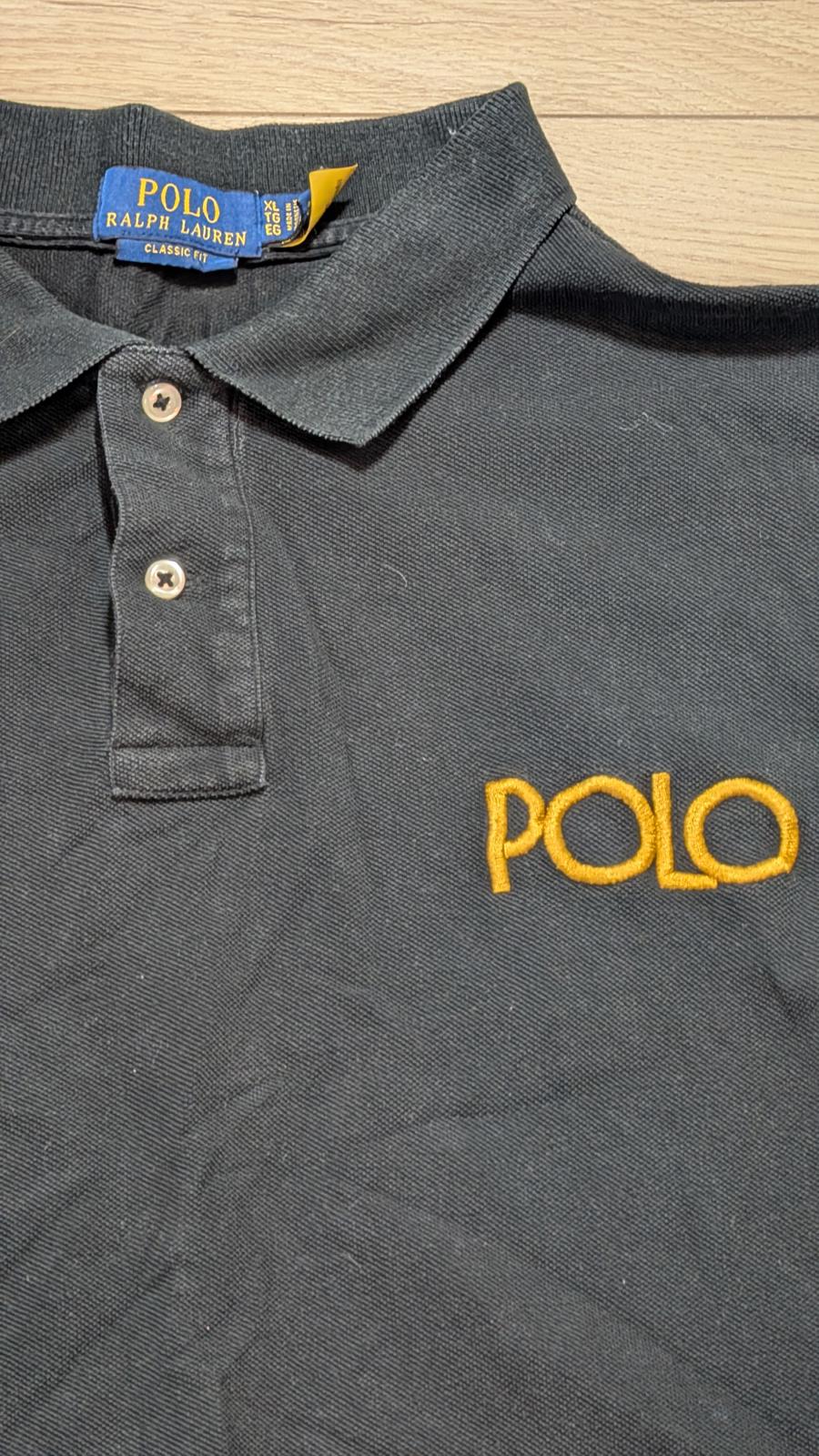 Ralph Lauren Men's Classic Fit Polo T Shirt - Black - Size XL