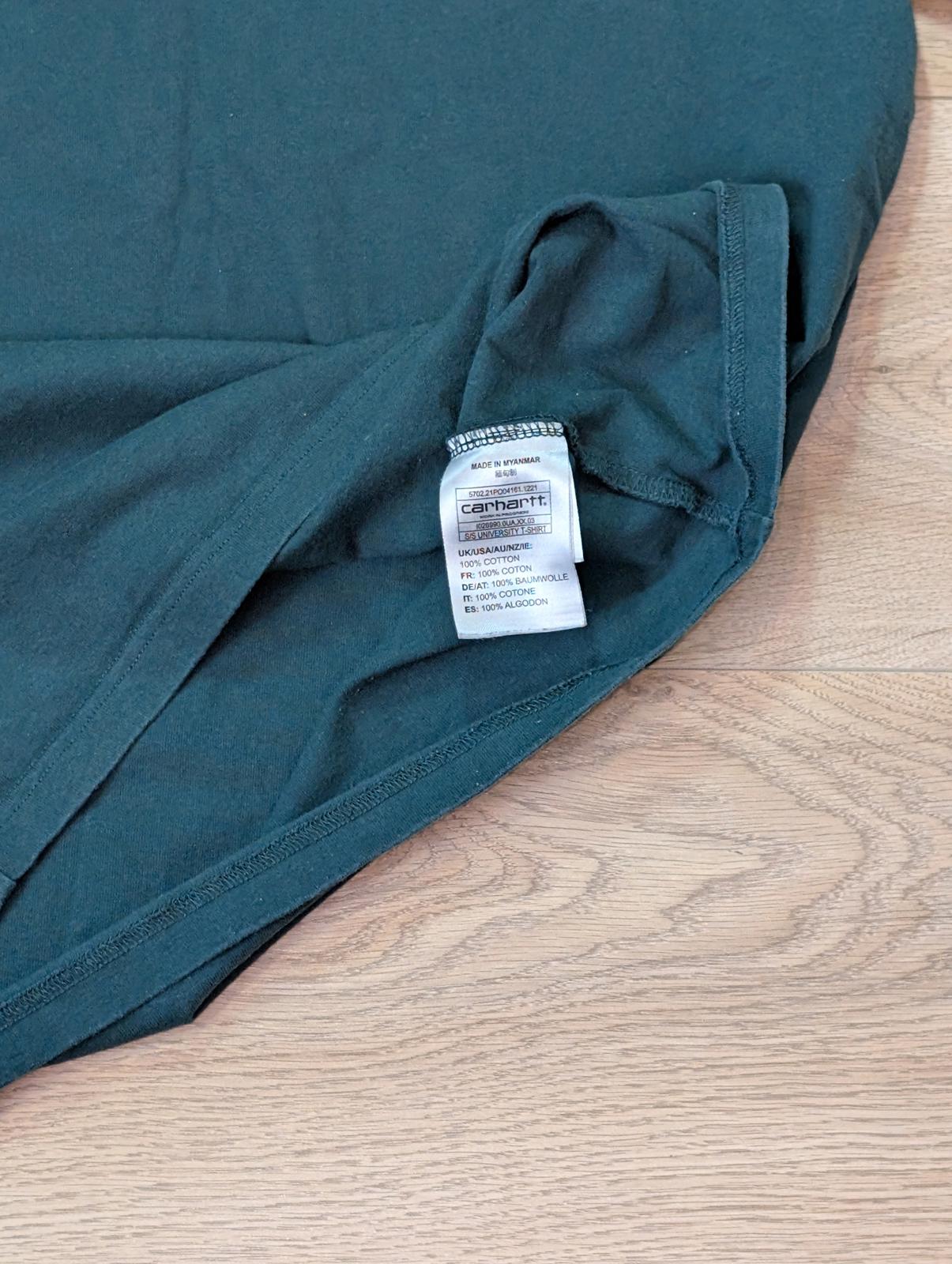 Carhartt Men's T Shirt - Green - Size Medium