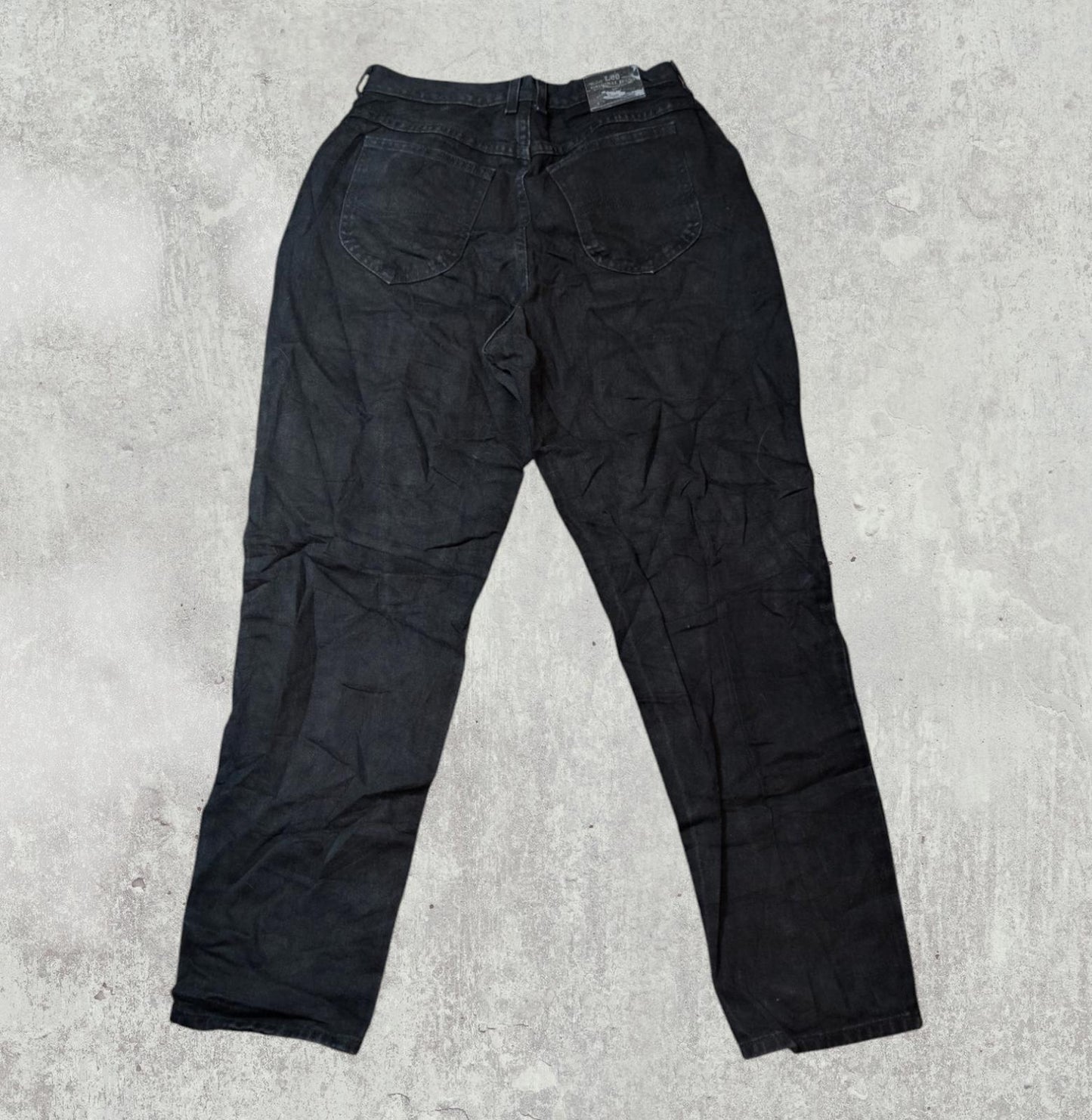 Lee Women's Straight Jeans - Black - Size 30W 28L