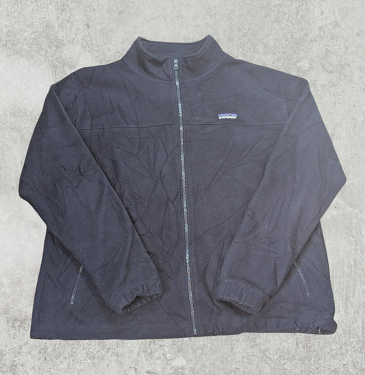 Patagonia Men's Fleece Jacket - Navy - Size Large