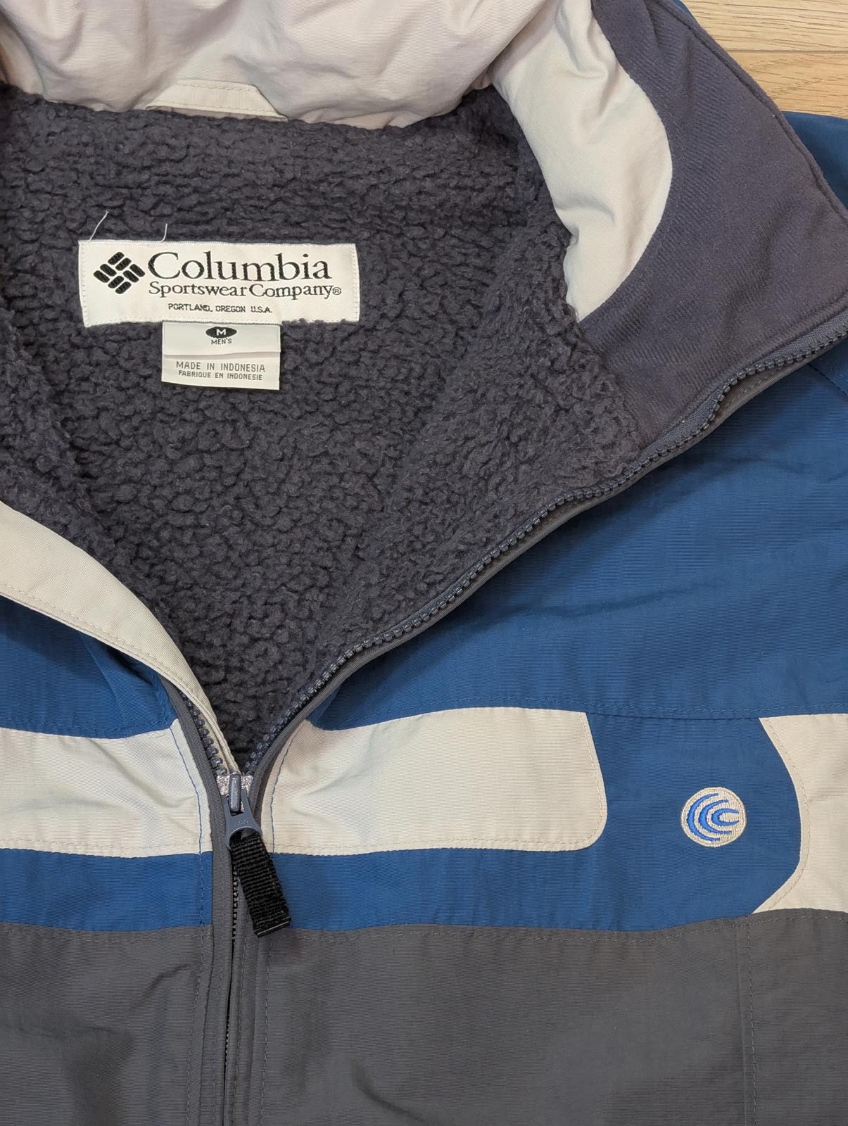 Columbia Men's Convert Coat Jacket - Blue - Size Medium