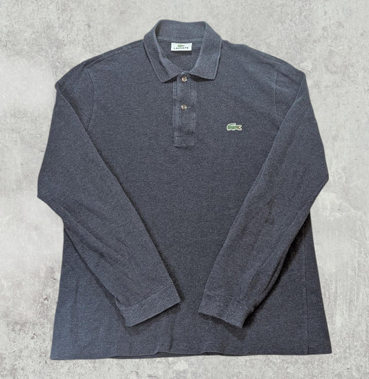 Lacoste Men's Long Sleeved Polo T Shirt - Navy - Size 3 / Small