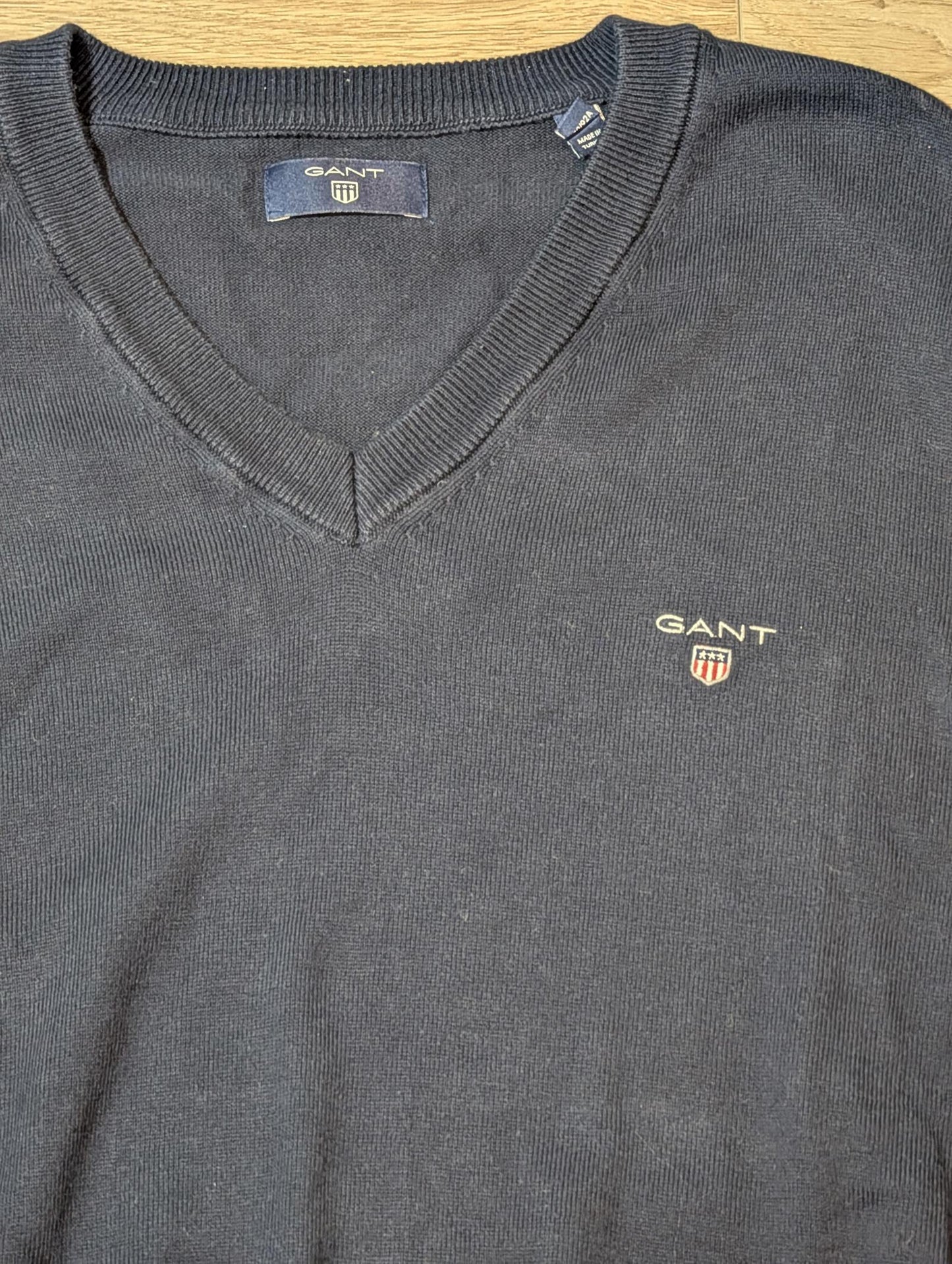 Gant Men's Sweatshirt Jumper - Navy - Size Medium