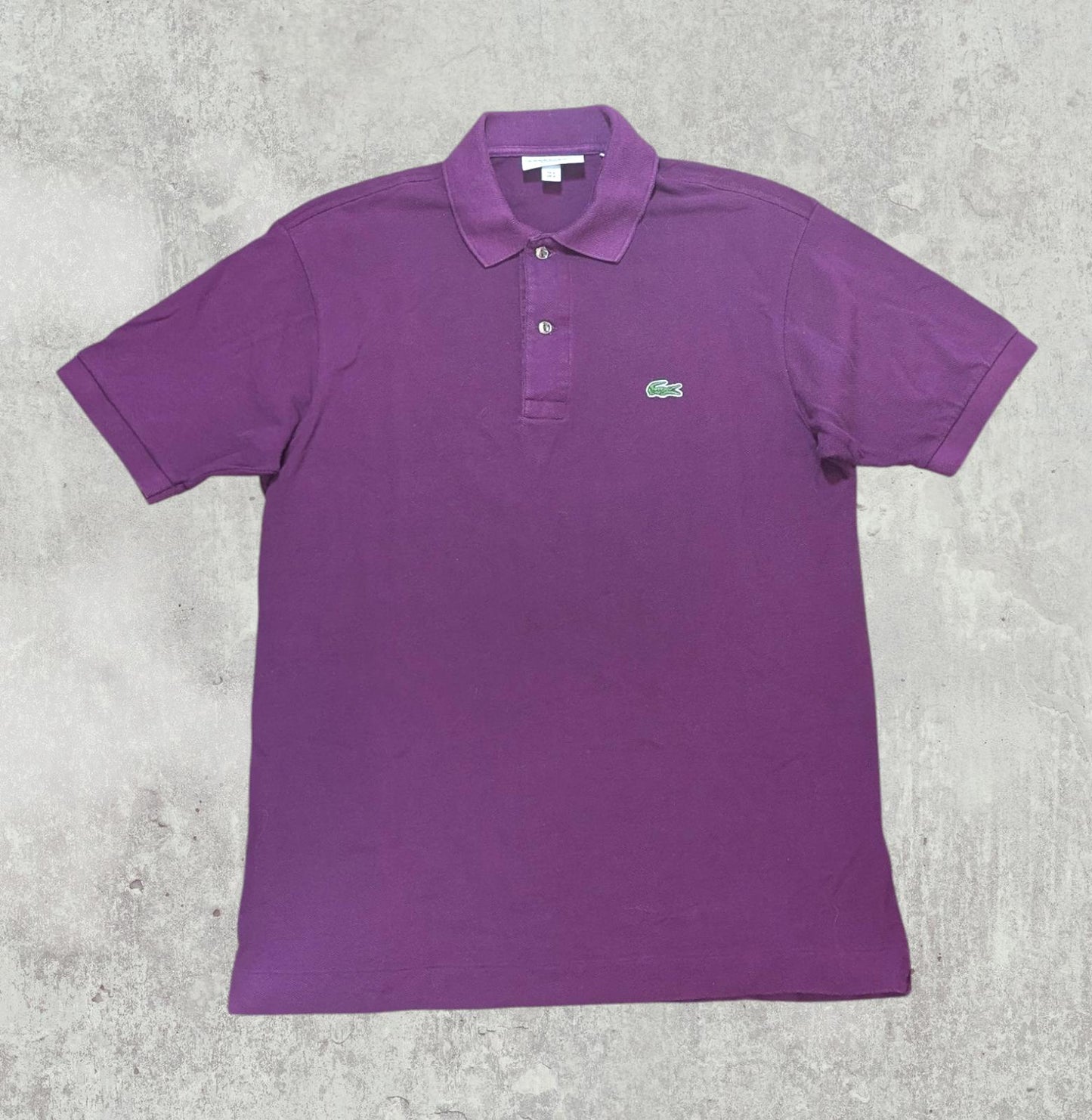 Lacoste Men's Classic Fit Polo T Shirt - Purple - Size 3 / Small