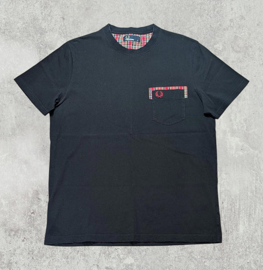 Fred Perry Men's T Shirt - Black - Size Medium