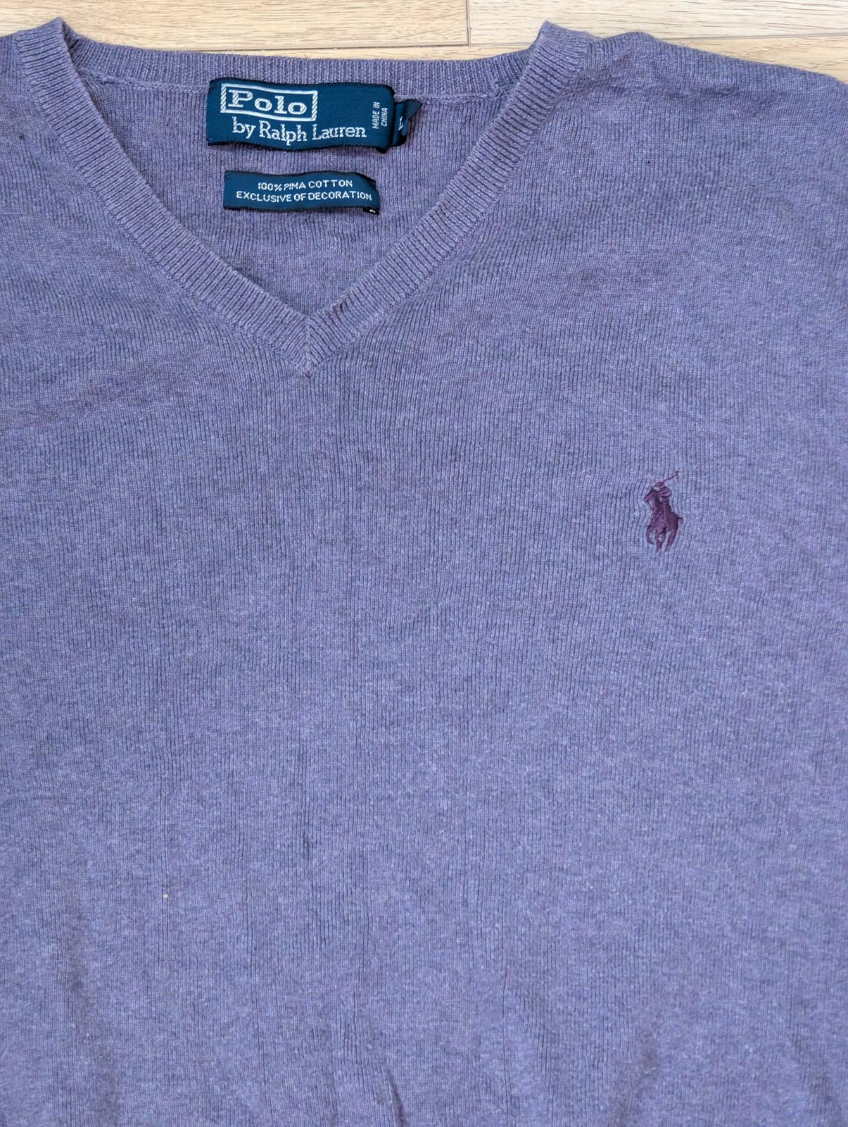 Ralph Lauren Men's Sweatshirt Jumper - Purple - Size Large