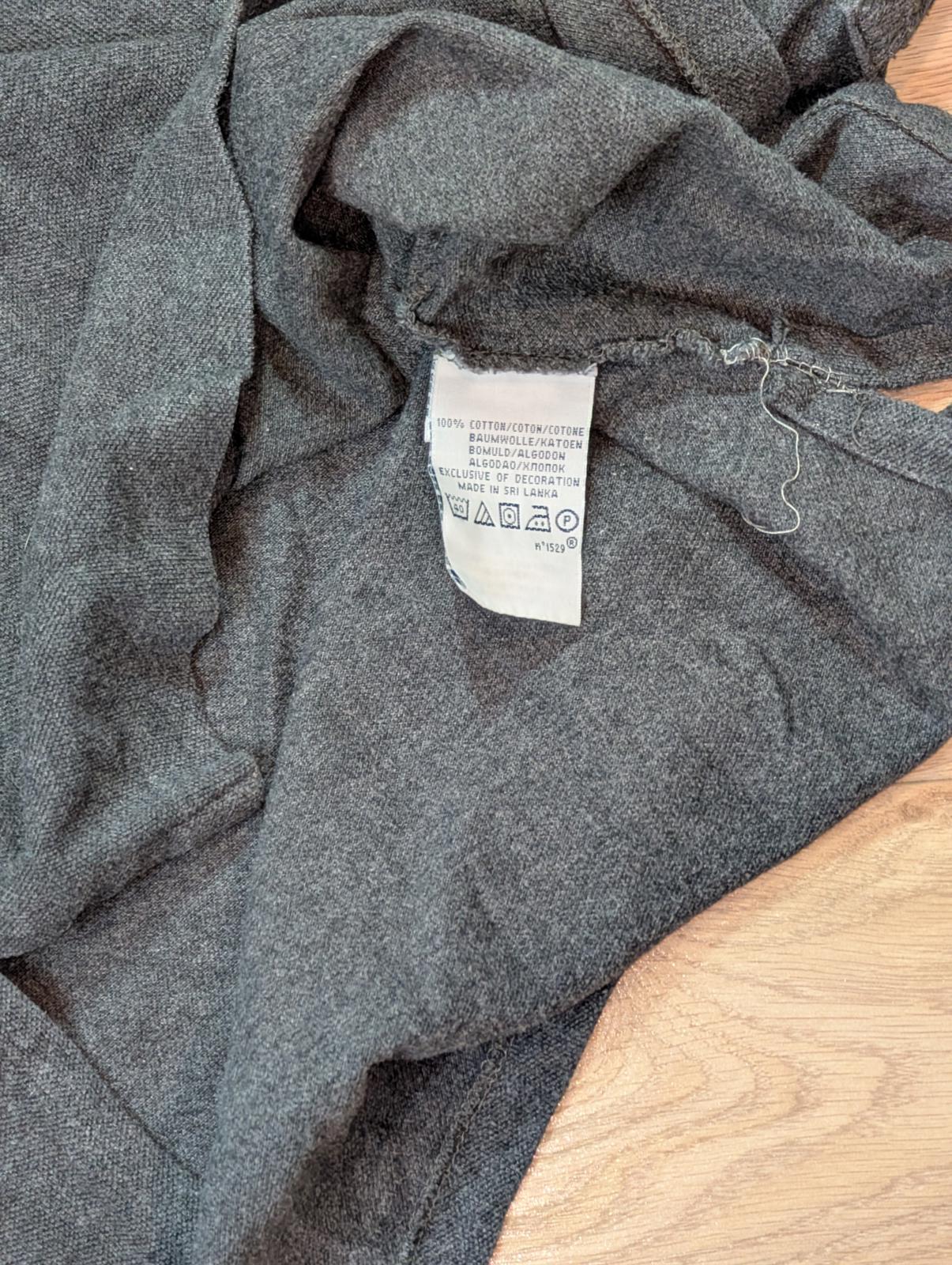 Ralph Lauren Men's Custom Fit Double Pony Polo T Shirt - Grey - Size Large