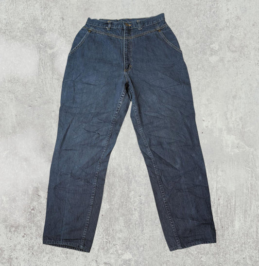 Lee Women's Straight Jeans - Blue - Size 28W 26L