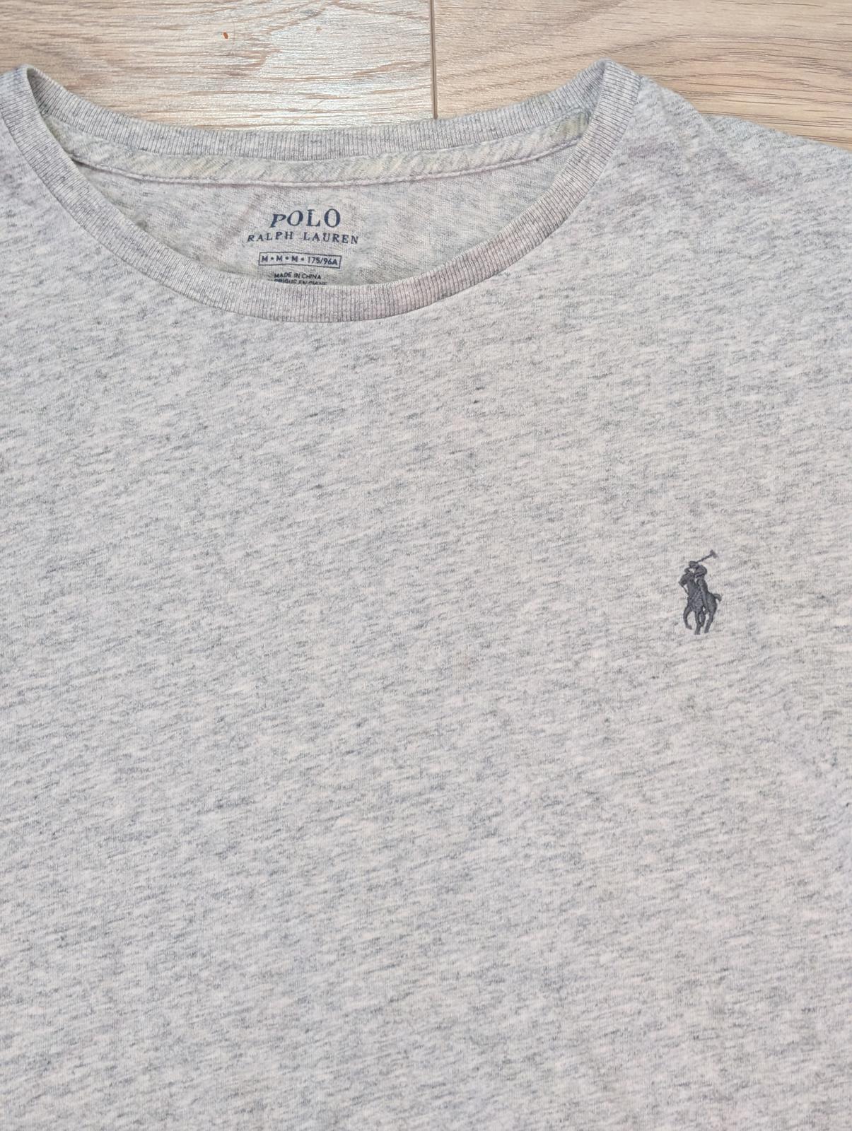 Ralph Lauren Men's T Shirt - Grey - Size Medium