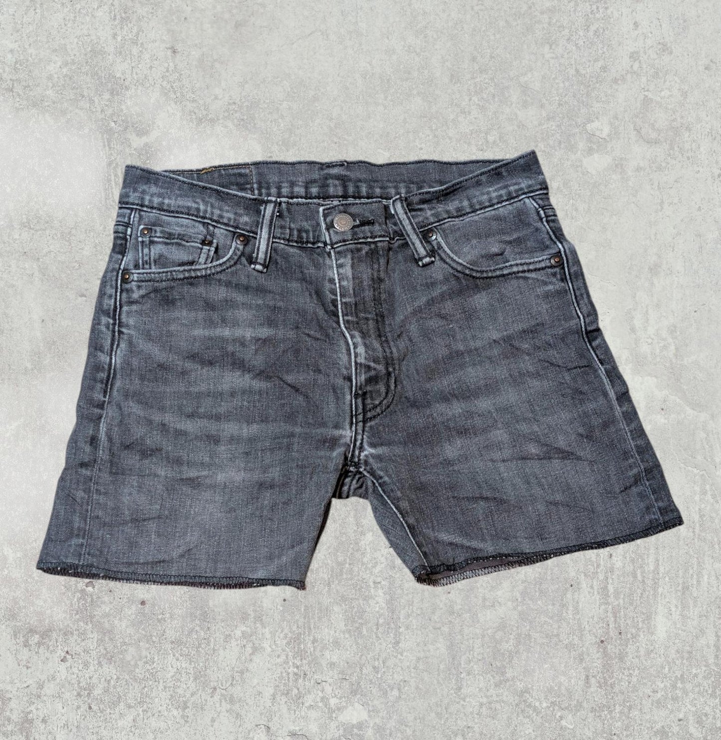 Levi's Men's 513 Jeans Shorts - Black - Size 30W