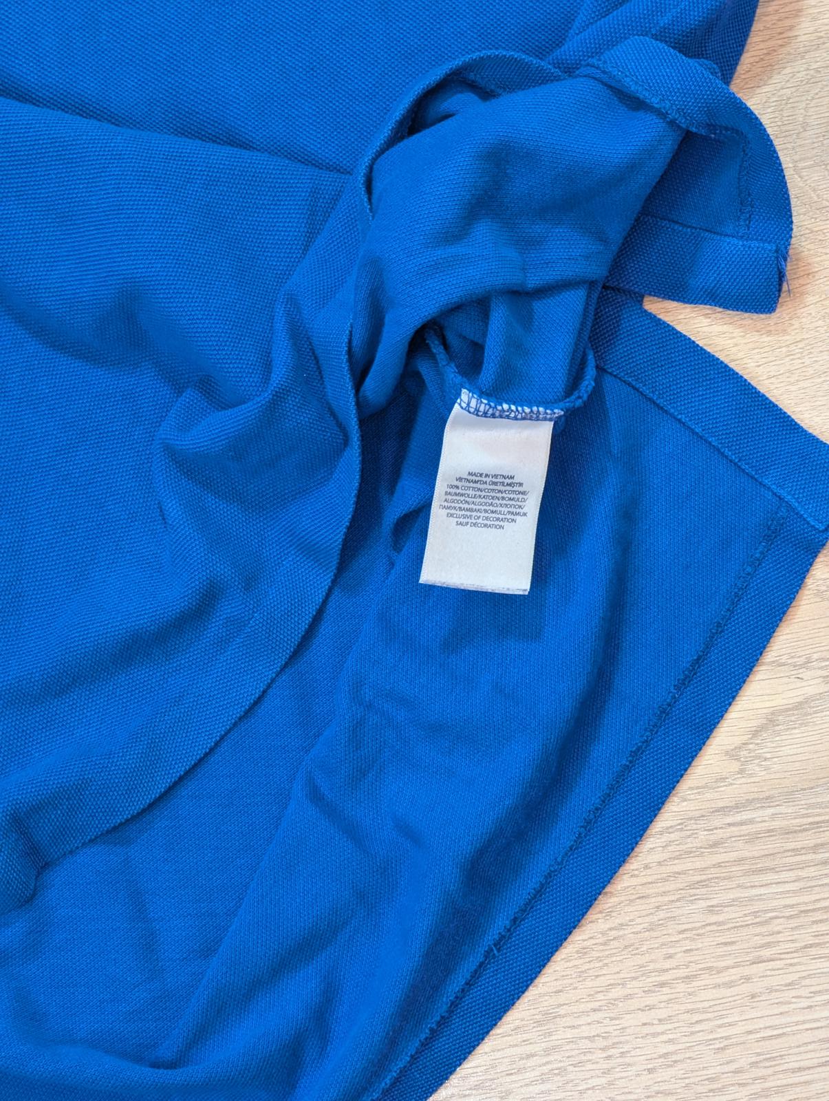 Ralph Lauren Men's Custom Fit Big Pony Polo T Shirt - Blue - Size Large