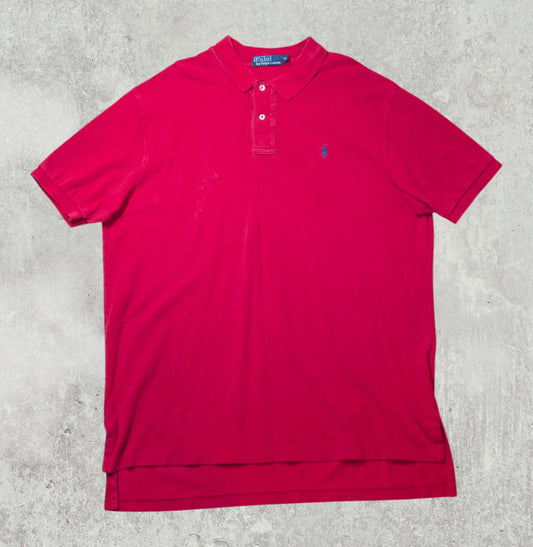 Ralph Lauren Men's Polo T Shirt - Red - Size XL