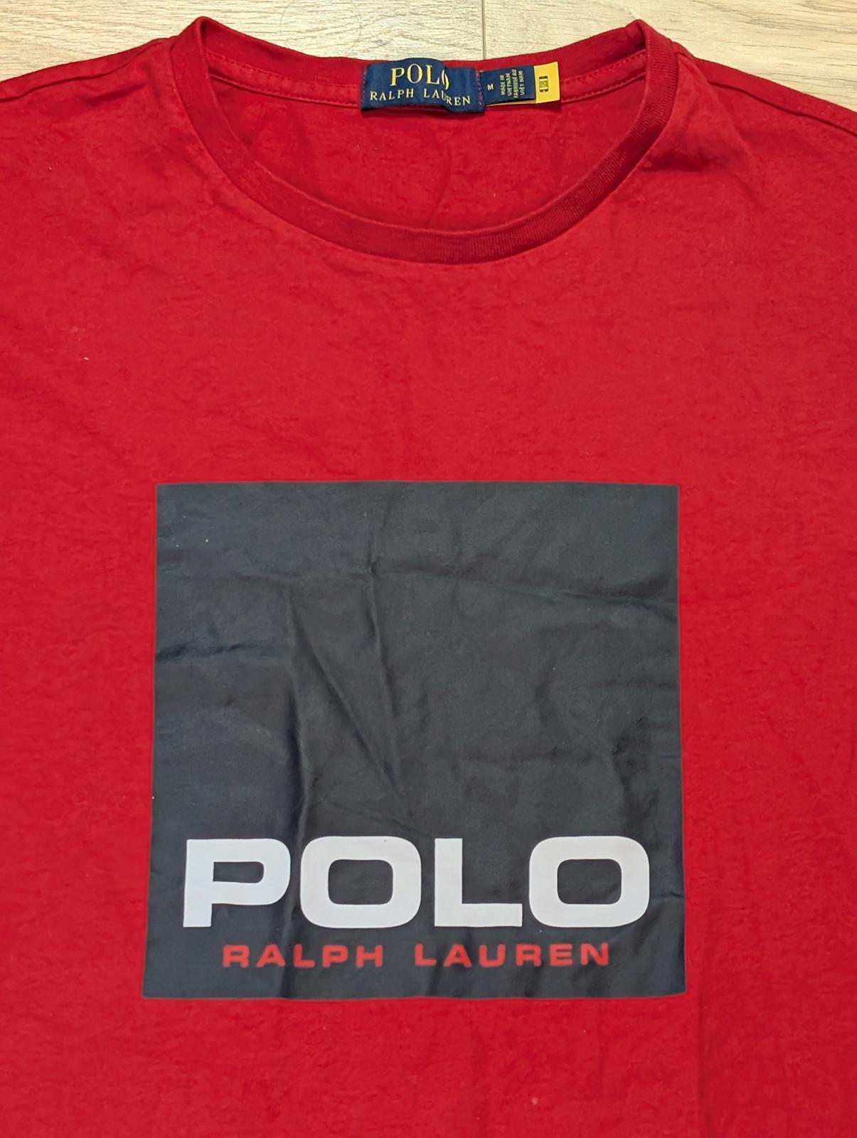 Ralph Lauren Men's T Shirt - Red - Size Medium
