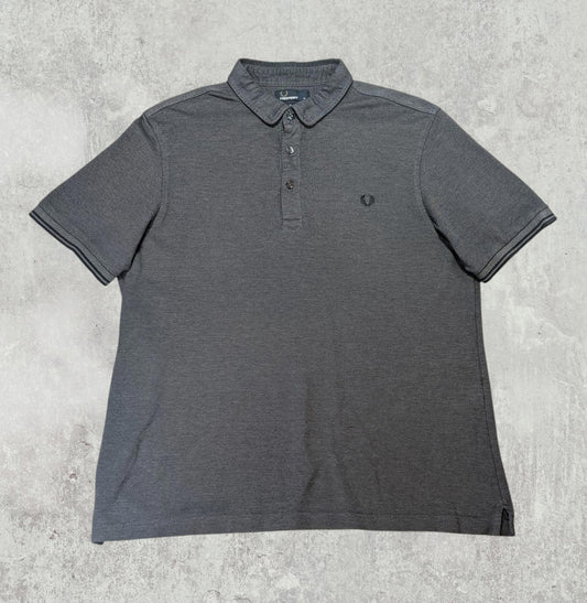 Fred Perry Men's Slim Fit Polo T Shirt - Grey - Size XL