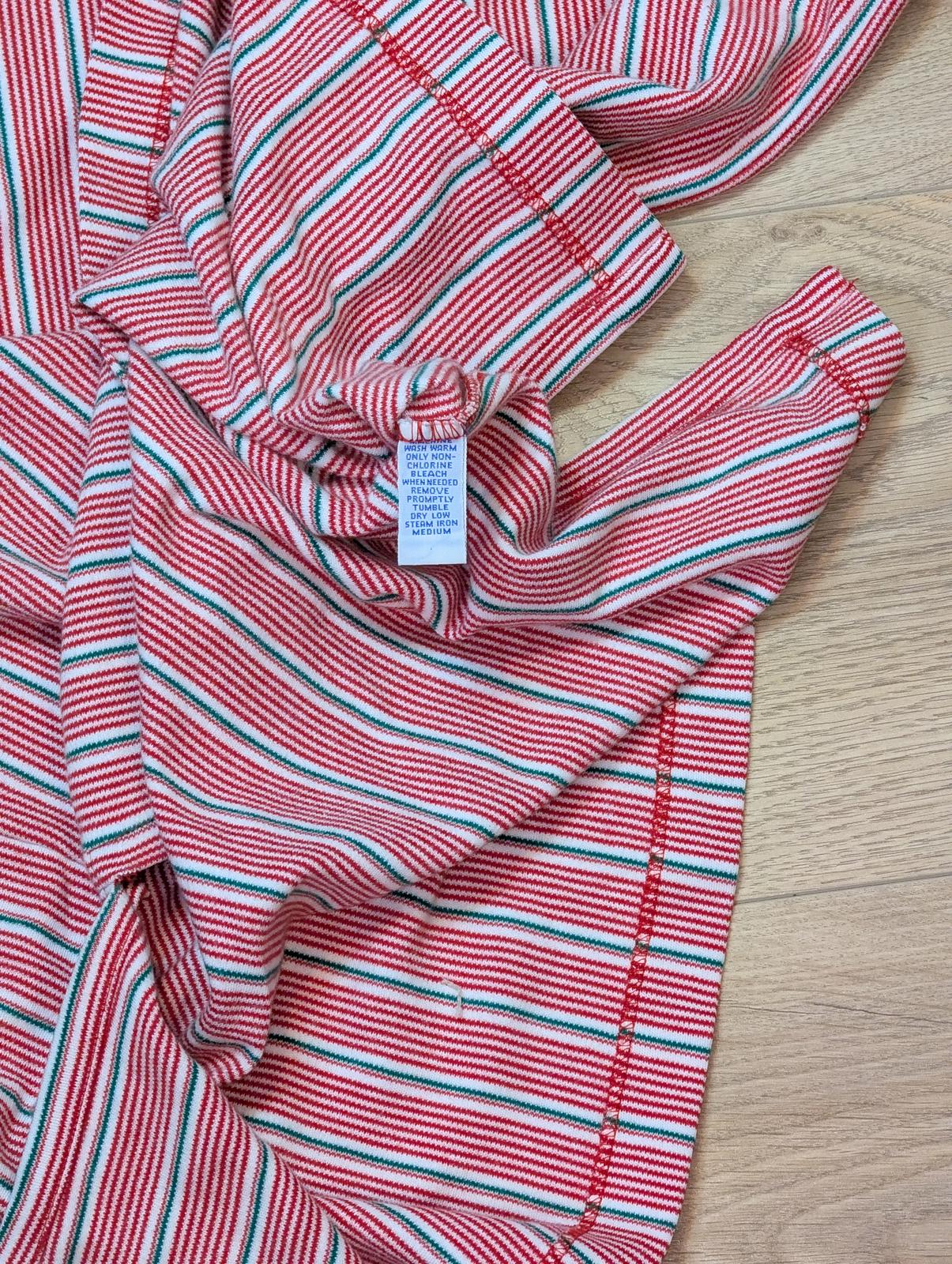 Ralph Lauren Men's Striped Polo T Shirt - Red - Size Medium