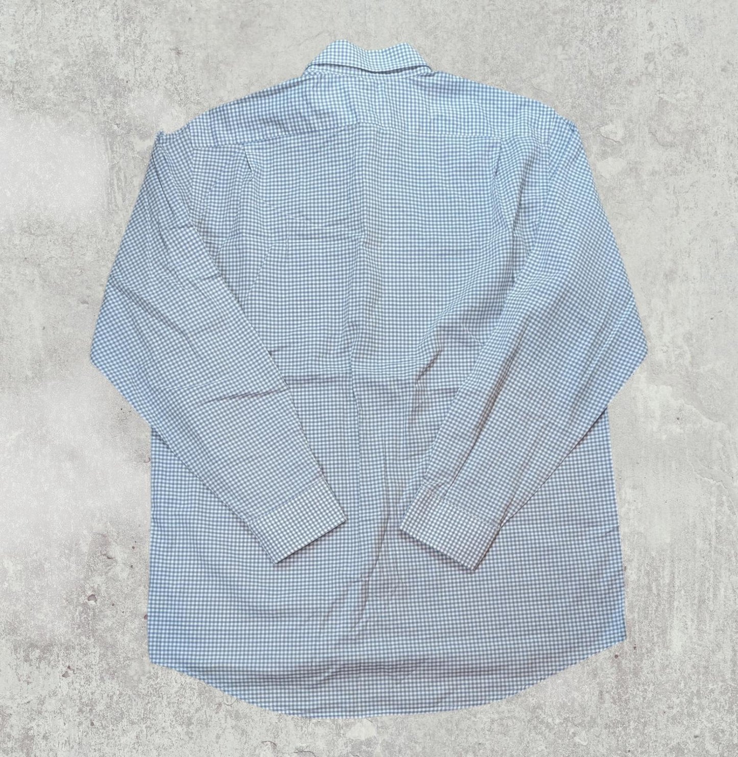 Lacoste Men's Check Shirt - Blue - Size Medium