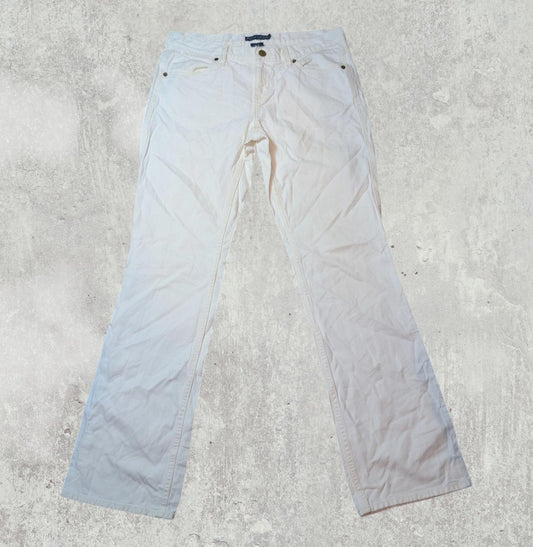 Ralph Lauren Women's Bootcut Jeans - White - Size 30W 31L