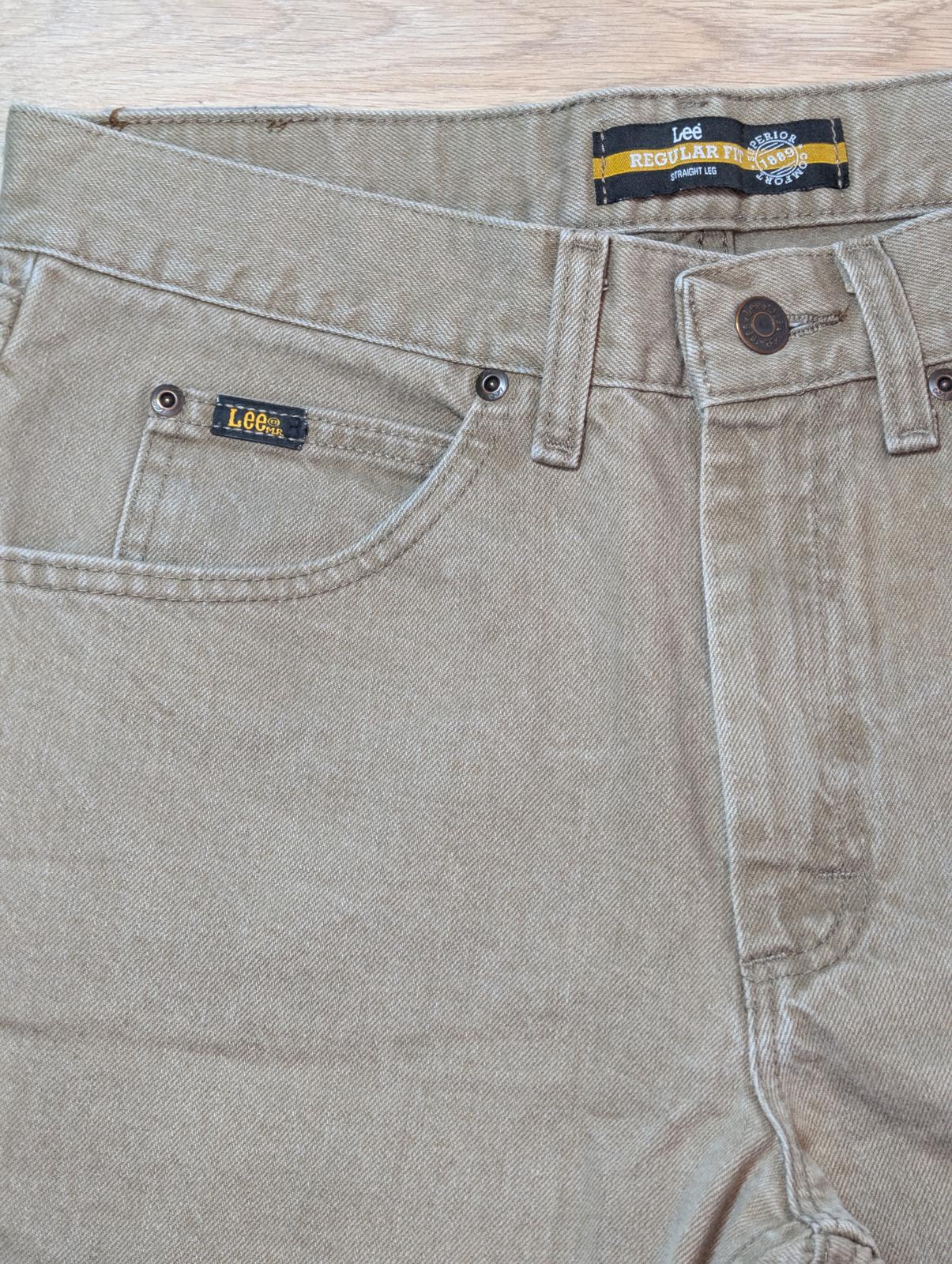 Lee Men's Straight Jeans - Tan - Size 32W 32L