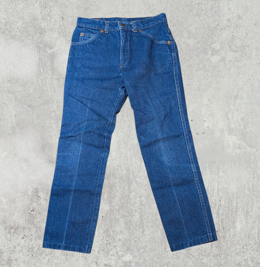 Levi's Men's Orange Tab Straight Jeans - Blue - Size 28W 26L