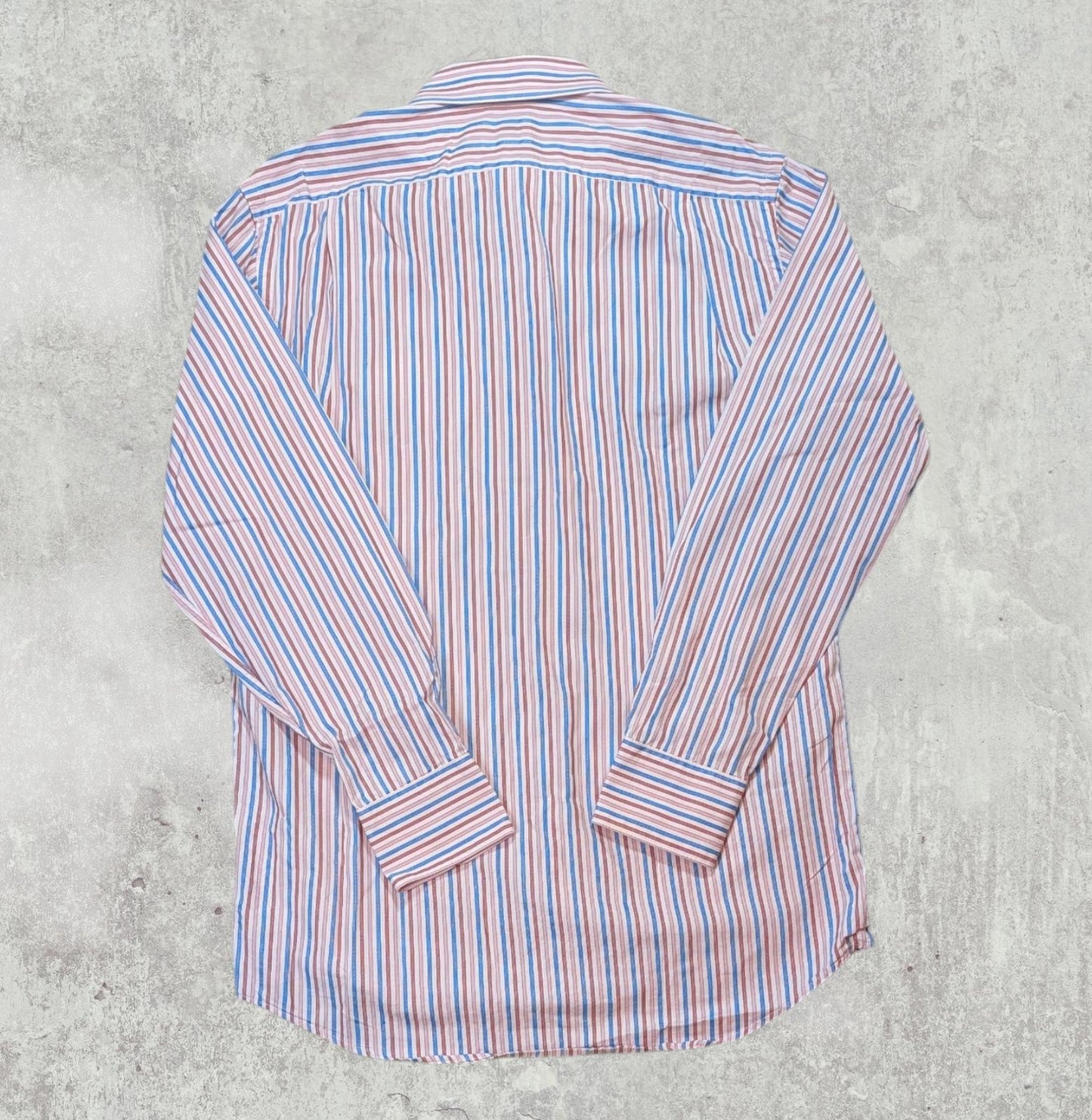 Lacoste Men's Striped Shirt - Pink - Size Small