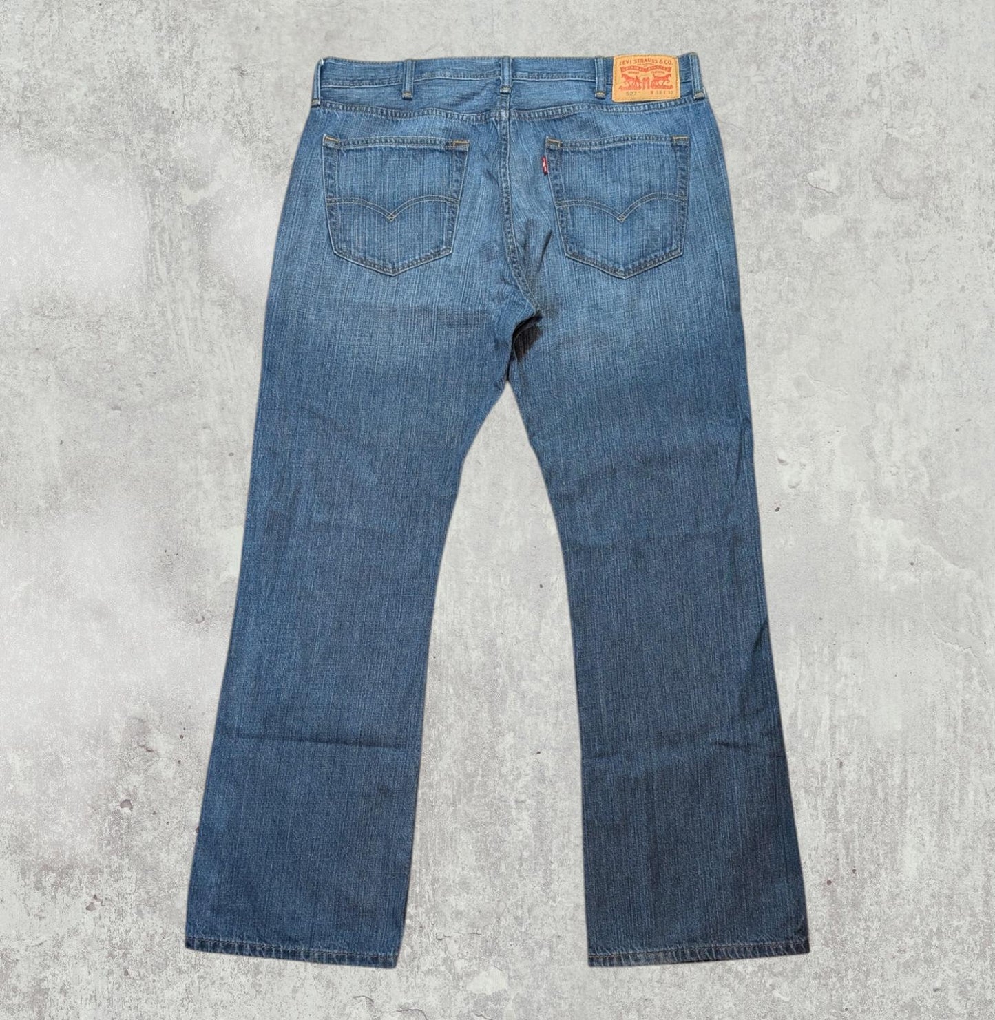 Levi's Men's 527 Slim Bootcut Jeans - Blue - Size 38W 32L