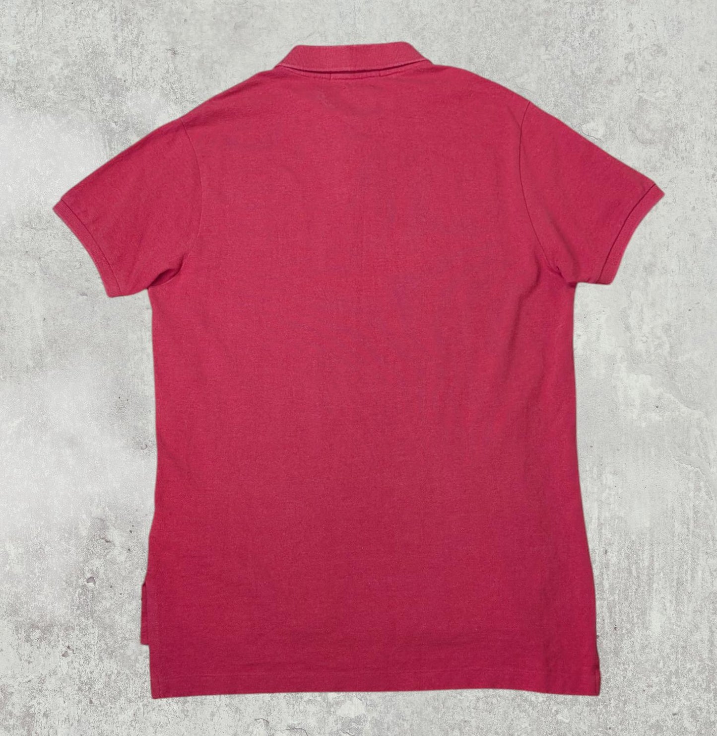 Ralph Lauren Men's Custom Fit Polo T Shirt - Red - Size Medium