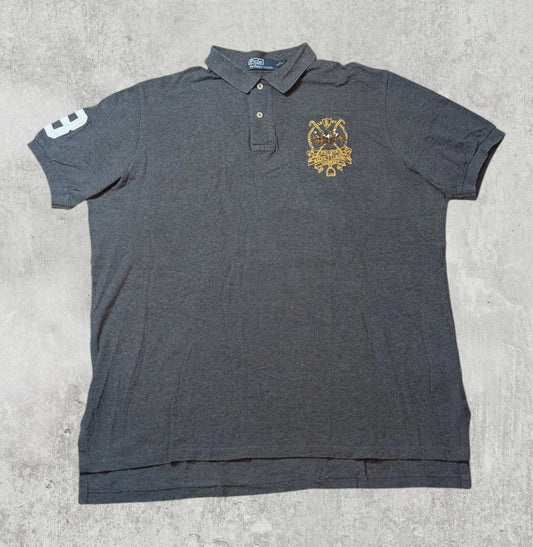 Ralph Lauren Men's Challenge Cup Polo T Shirt - Grey - Size XL